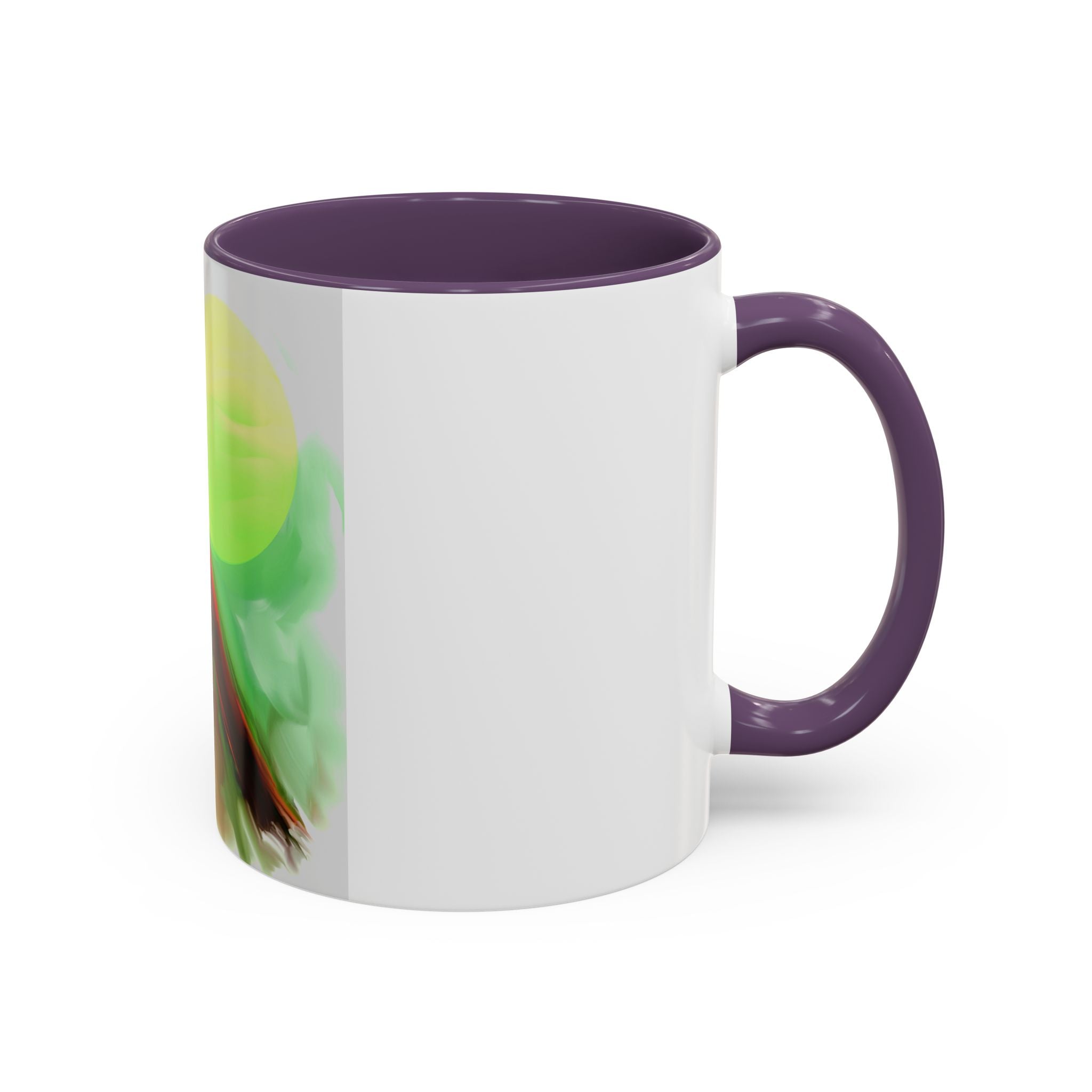Cardinal Bird Accent Coffee Mug — Red Cardinal Sunrise Art Ceramic Mug (11/15 oz)