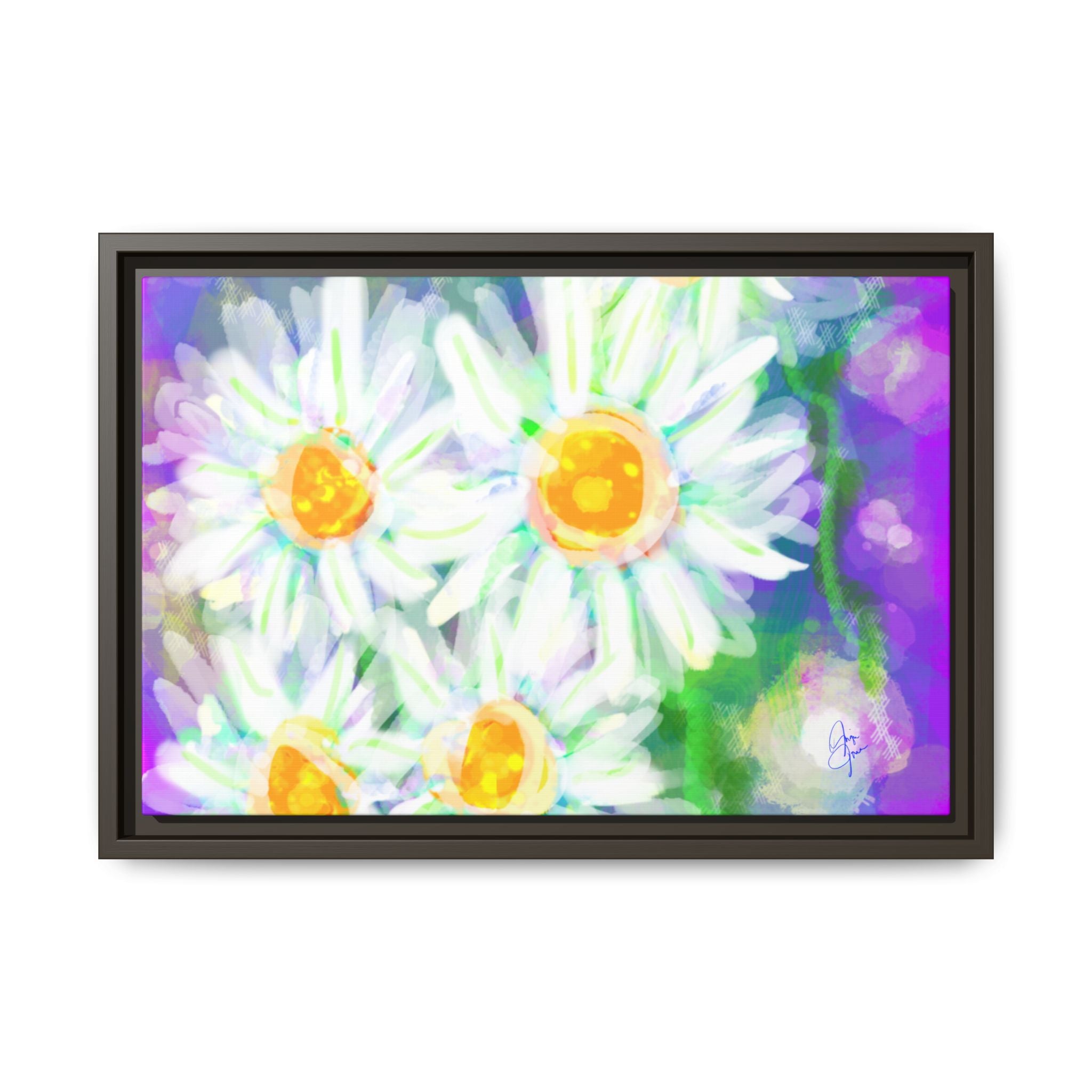 Matte Canvas, Framed (Multi-color)