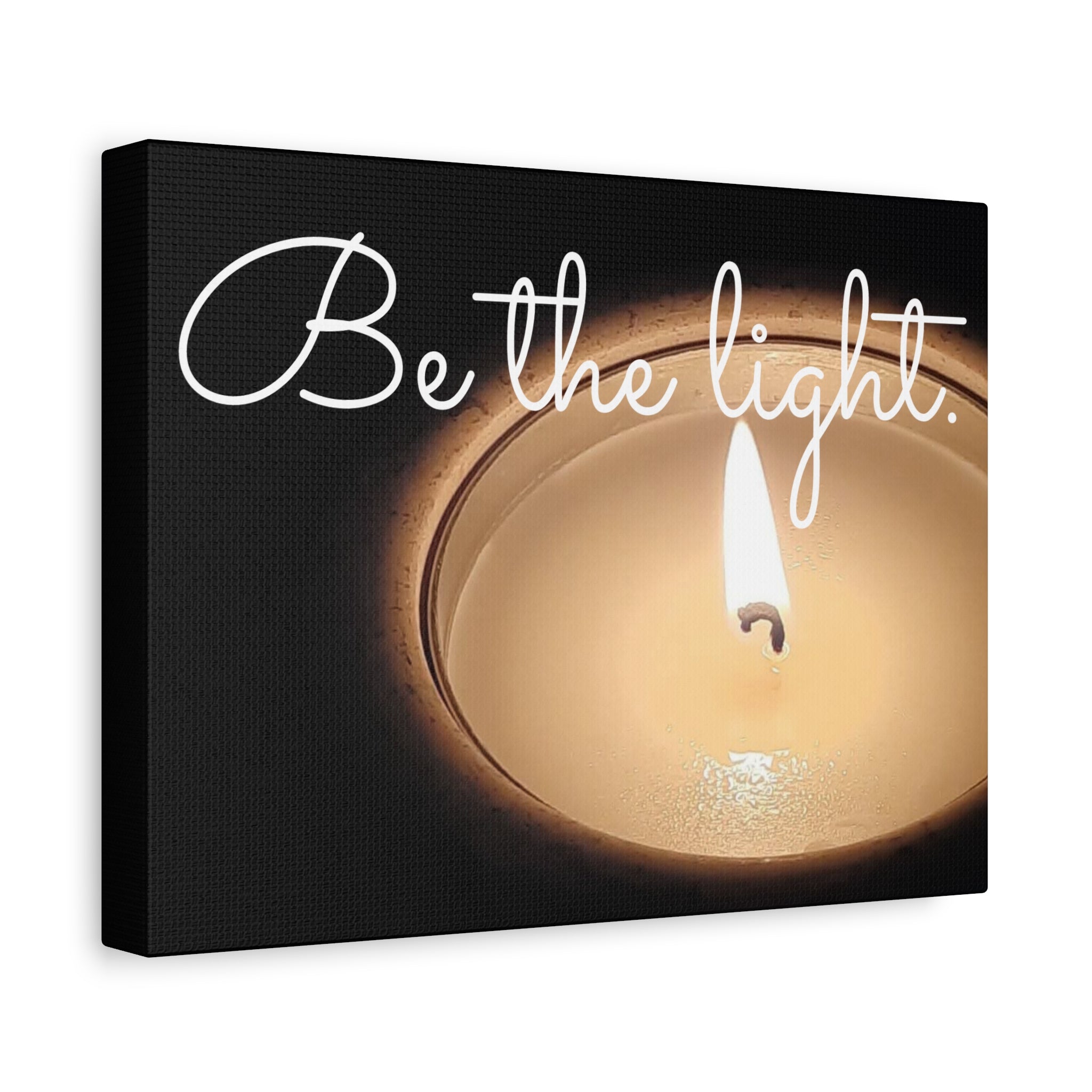 Canvas Print - 'Be the Light' Inspiration Wall Art