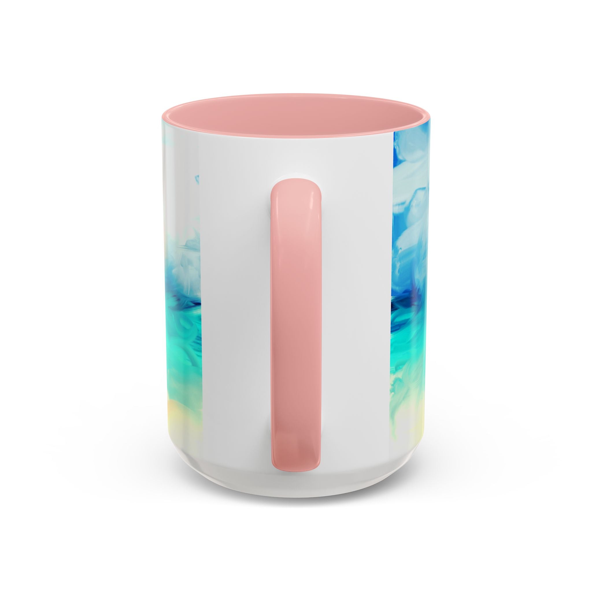 Beach Sunrise Accent Coffee Mug — Tropical Ocean Scene 11/15oz