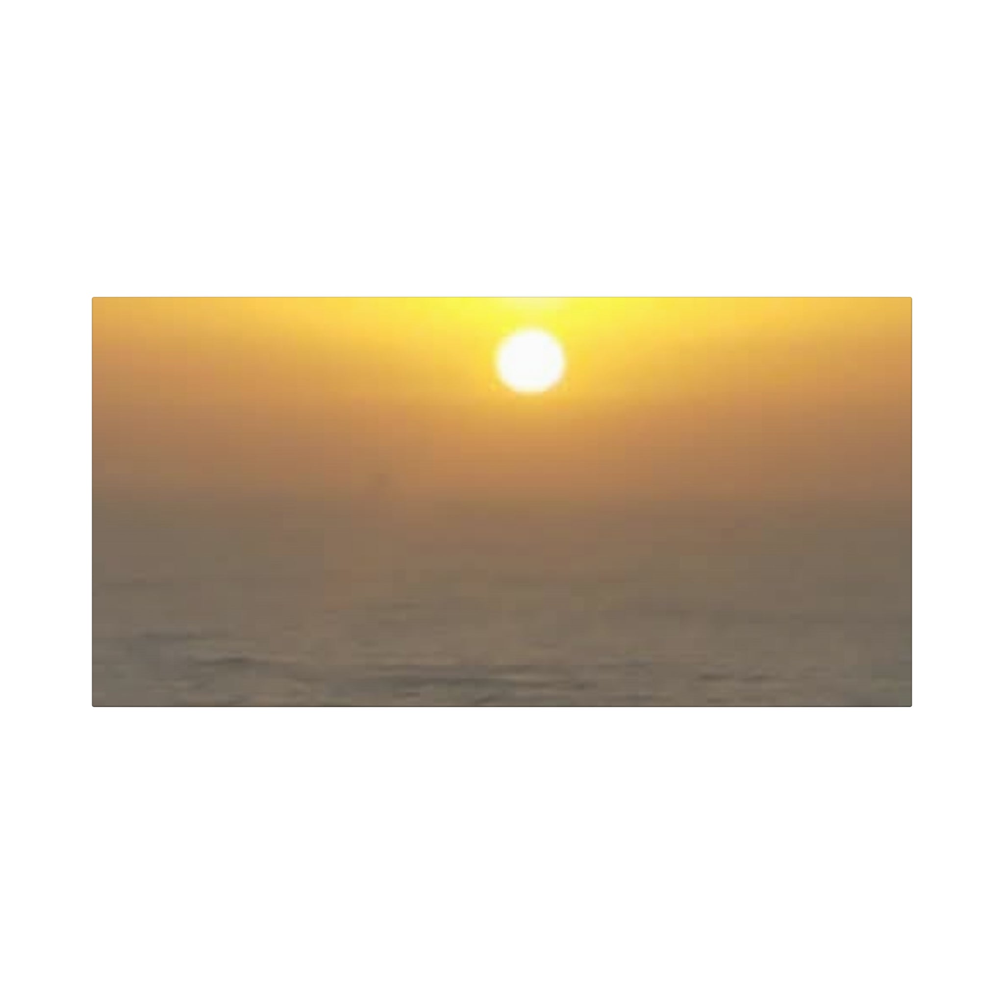Sunset Ocean Canvas Art Print