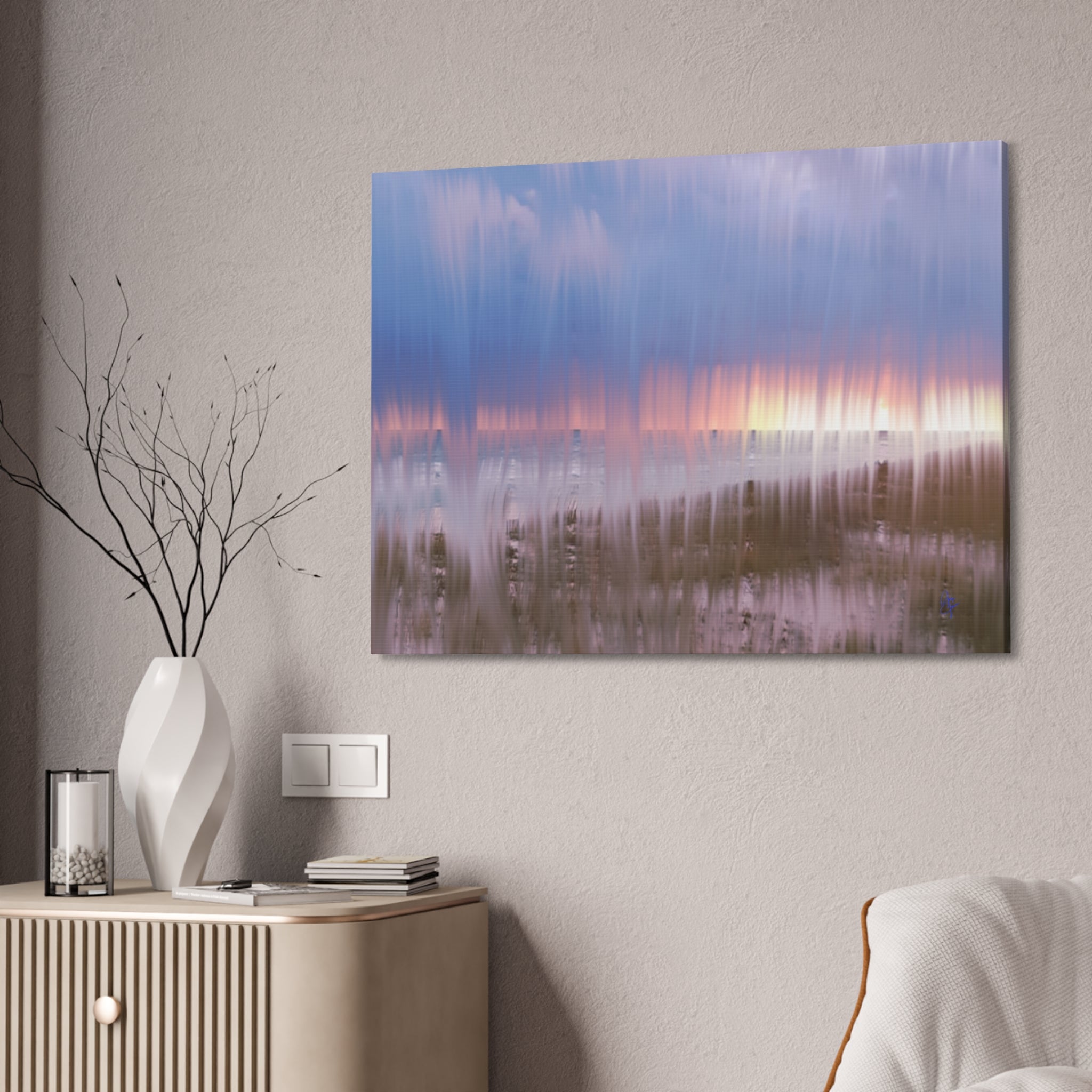 Abstract Sunset Canvas Print — Stretched 1.5"