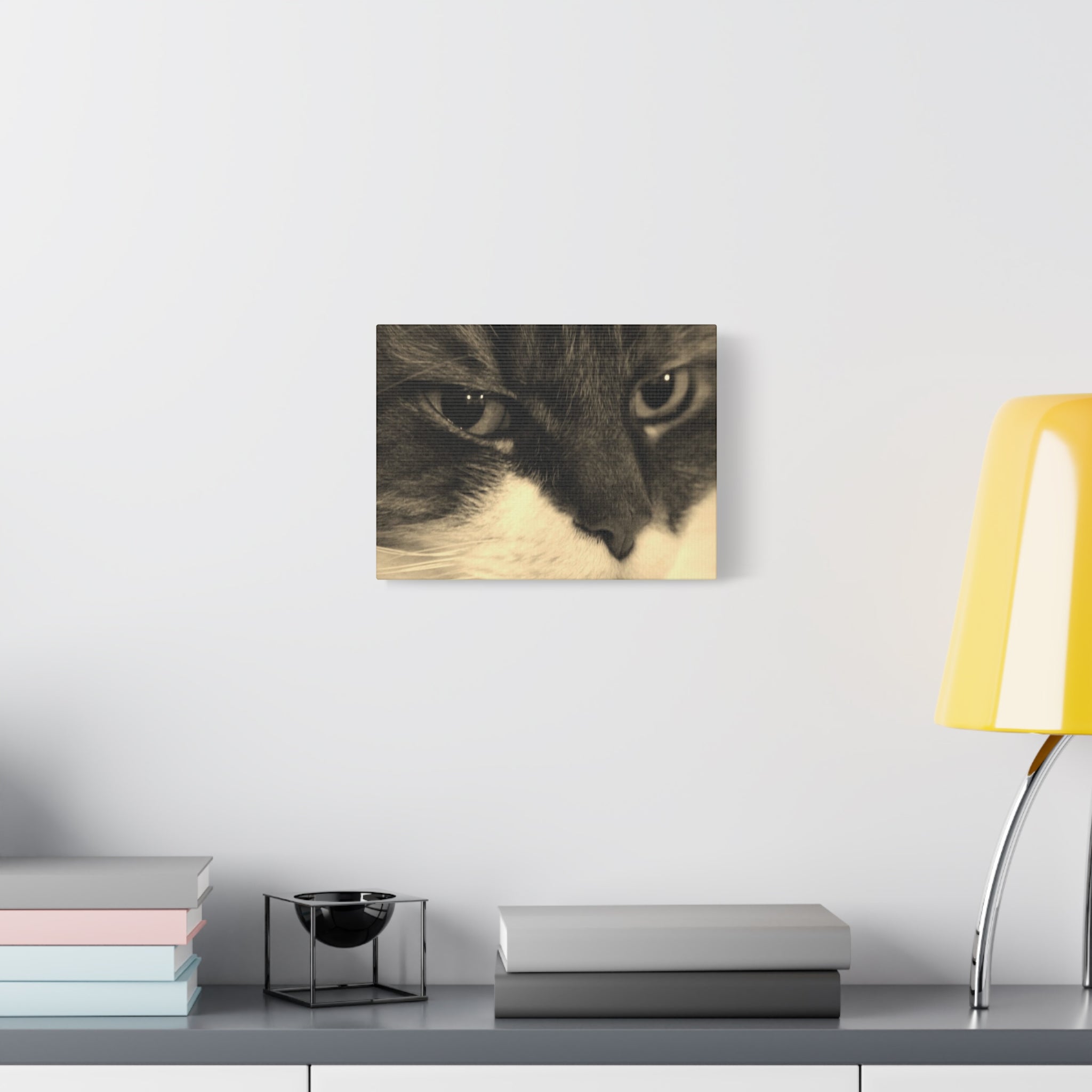 Cat Portrait Matte Canvas Wall Art