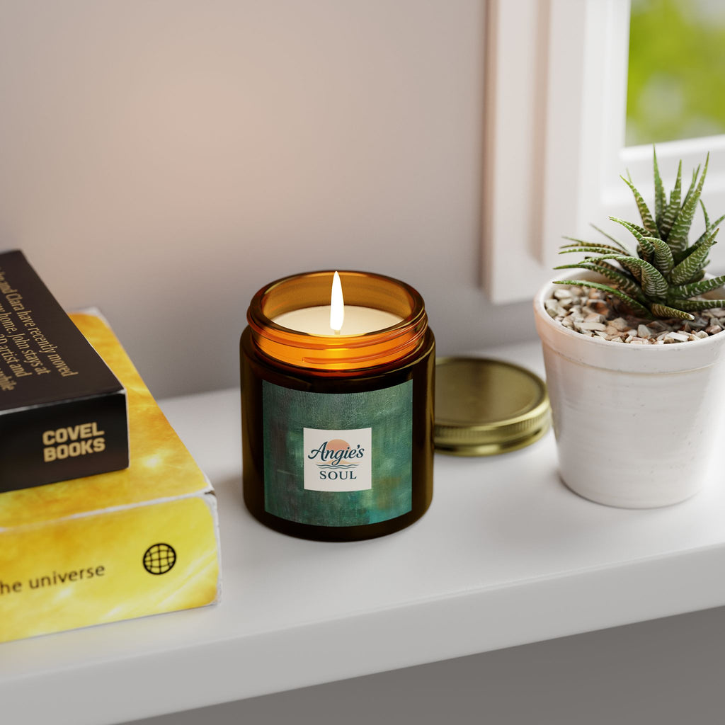 Scented Candles - Coconut Apricot Bliss for Relaxation and Wellness