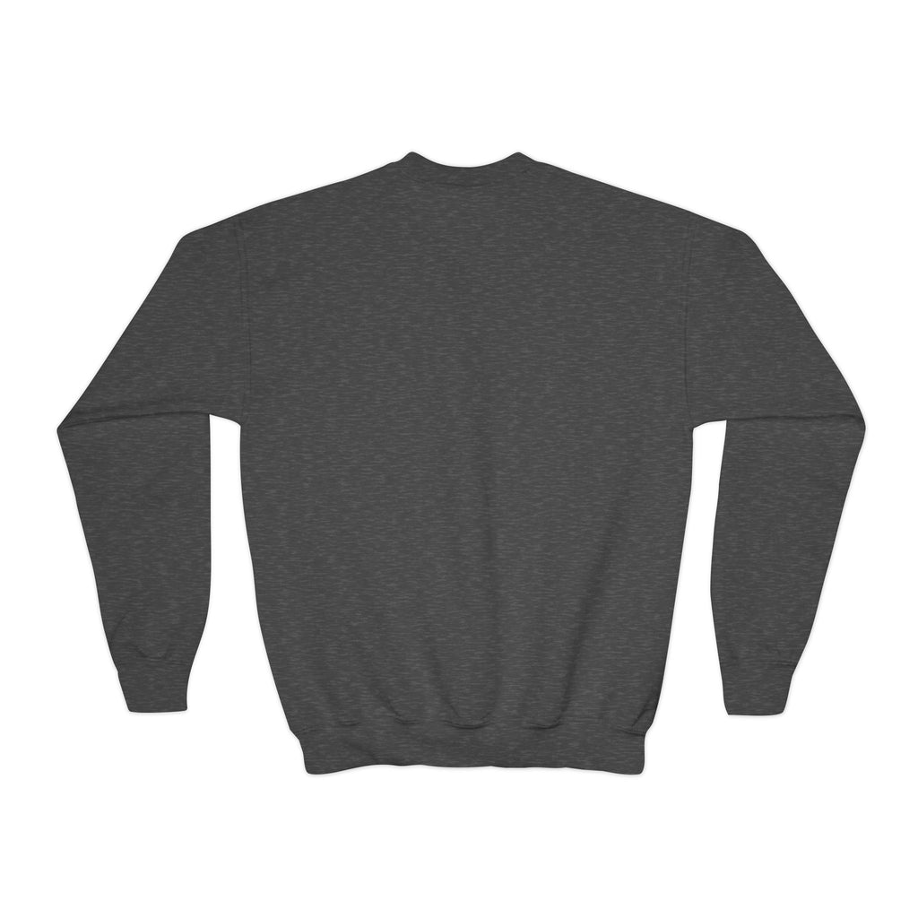 Axolotl Crewneck Sweatshirt — Cute Pink Axolotl with Sunglasses & Sunset