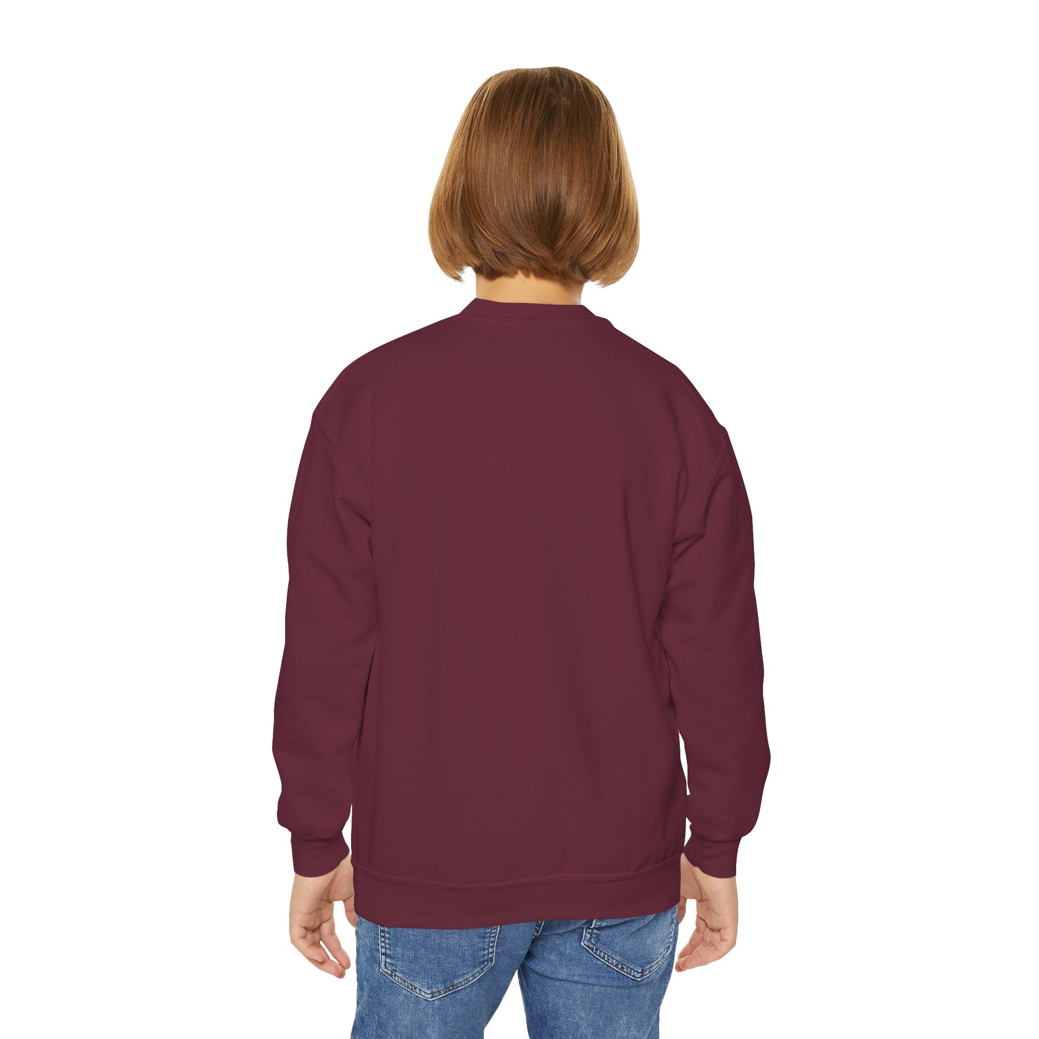 Axolotl Crewneck Sweatshirt — Cute Pink Axolotl with Sunglasses & Sunset