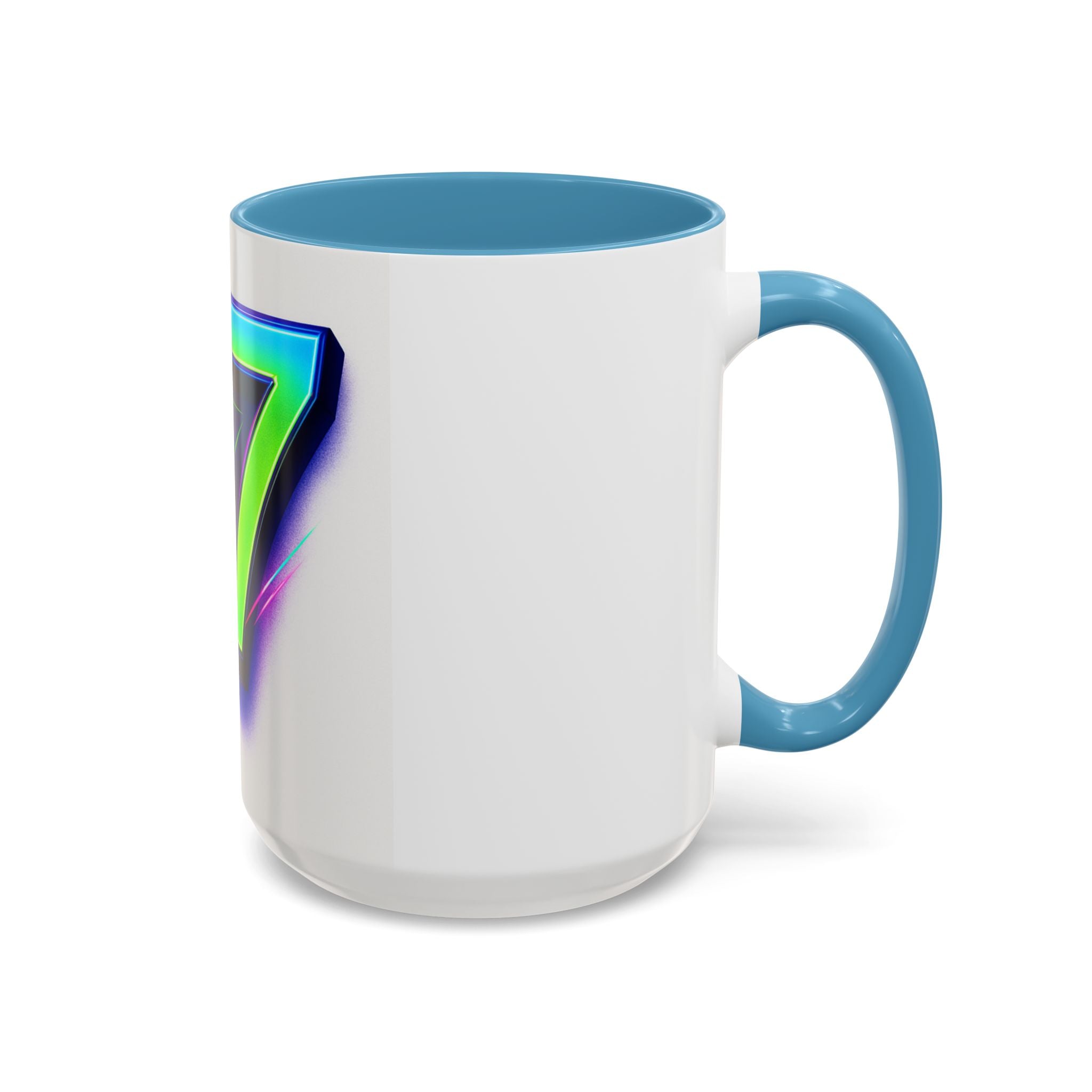 Accent Coffee Mug — Numbers 6 & 7 Kids Design (11/15 oz)