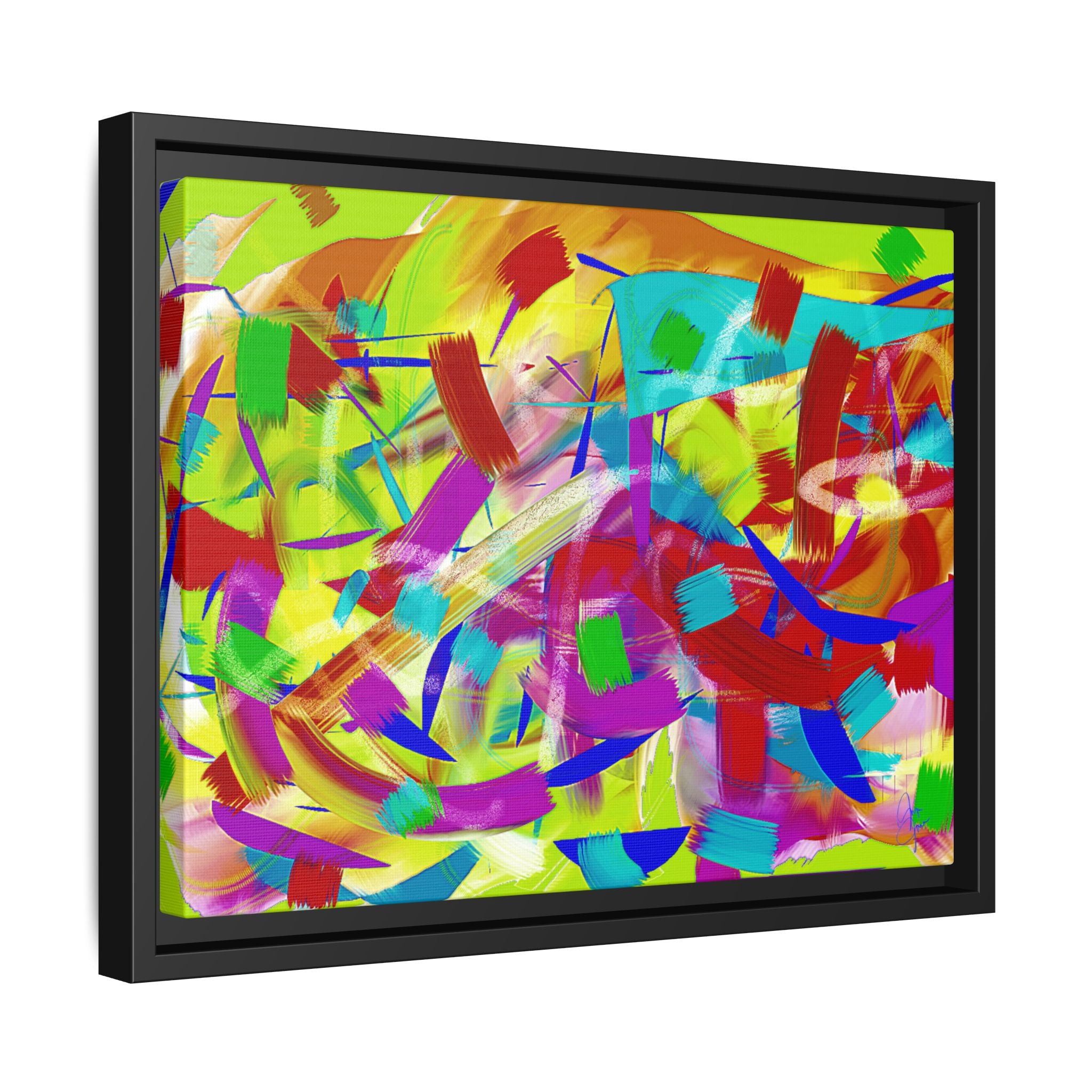 Matte Canvas, Framed (Multi-color)