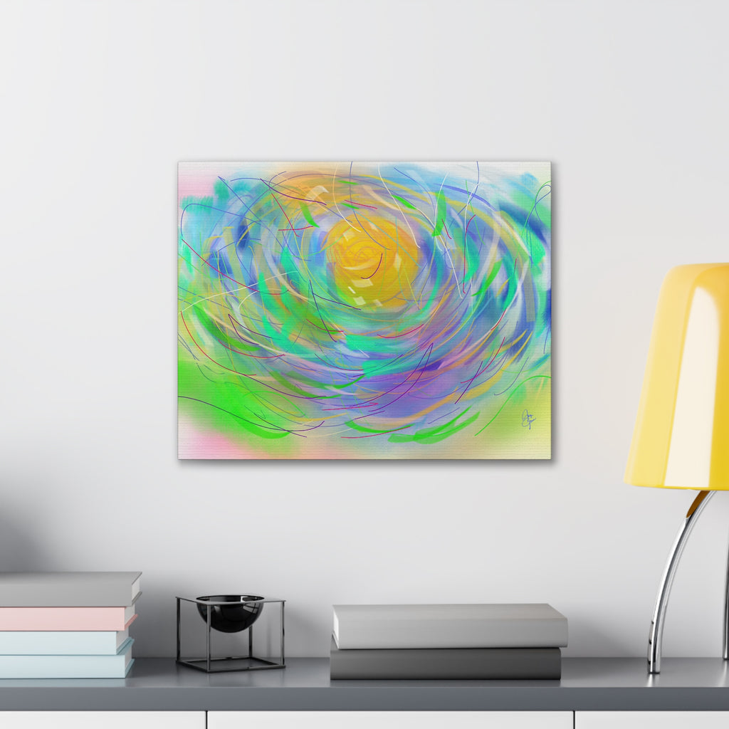Abstract Floral Canvas