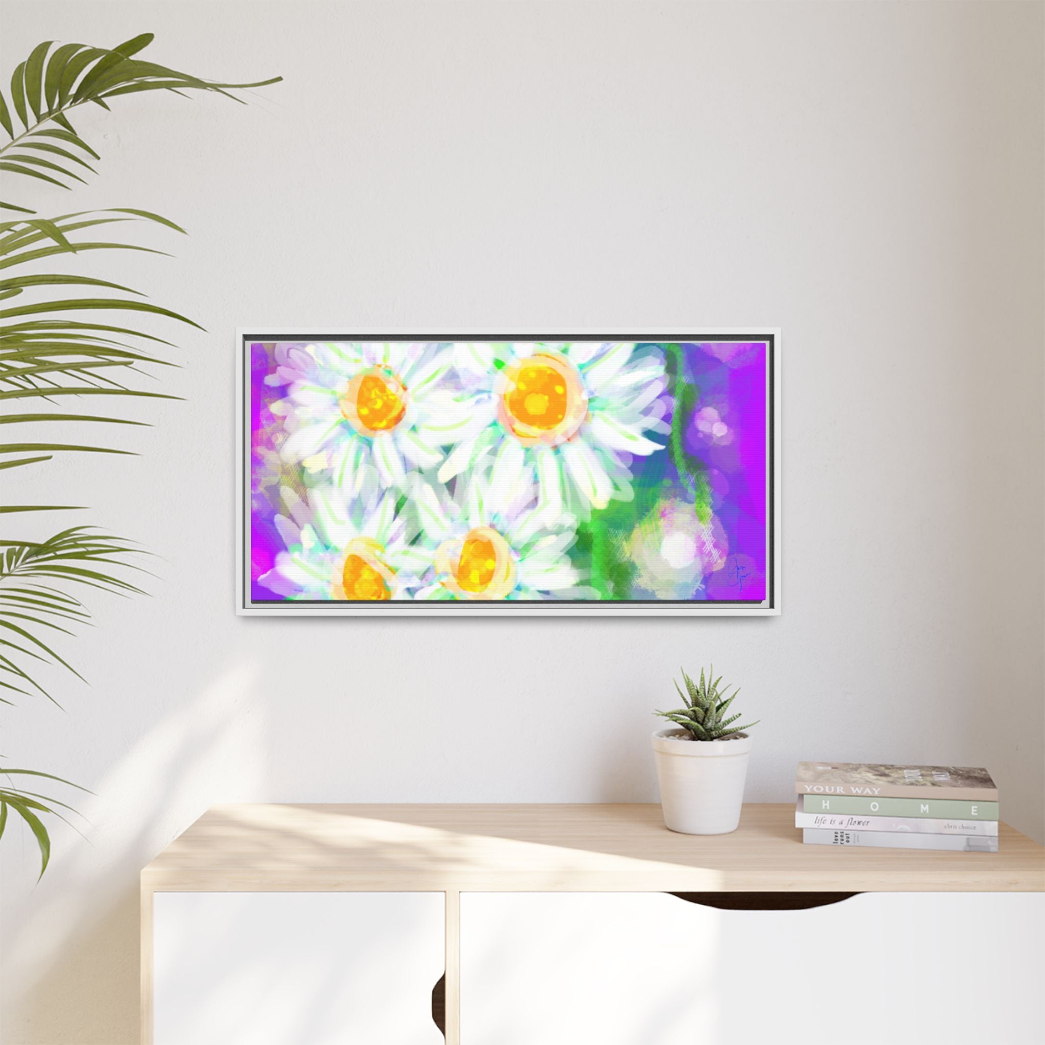 Matte Canvas, Framed (Multi-color)