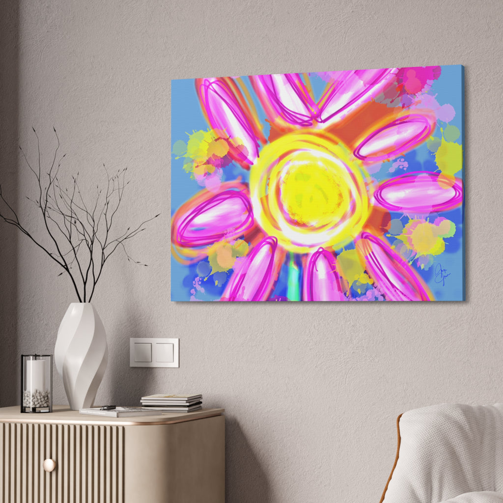 Bright Sunshine Daisy Canvas
