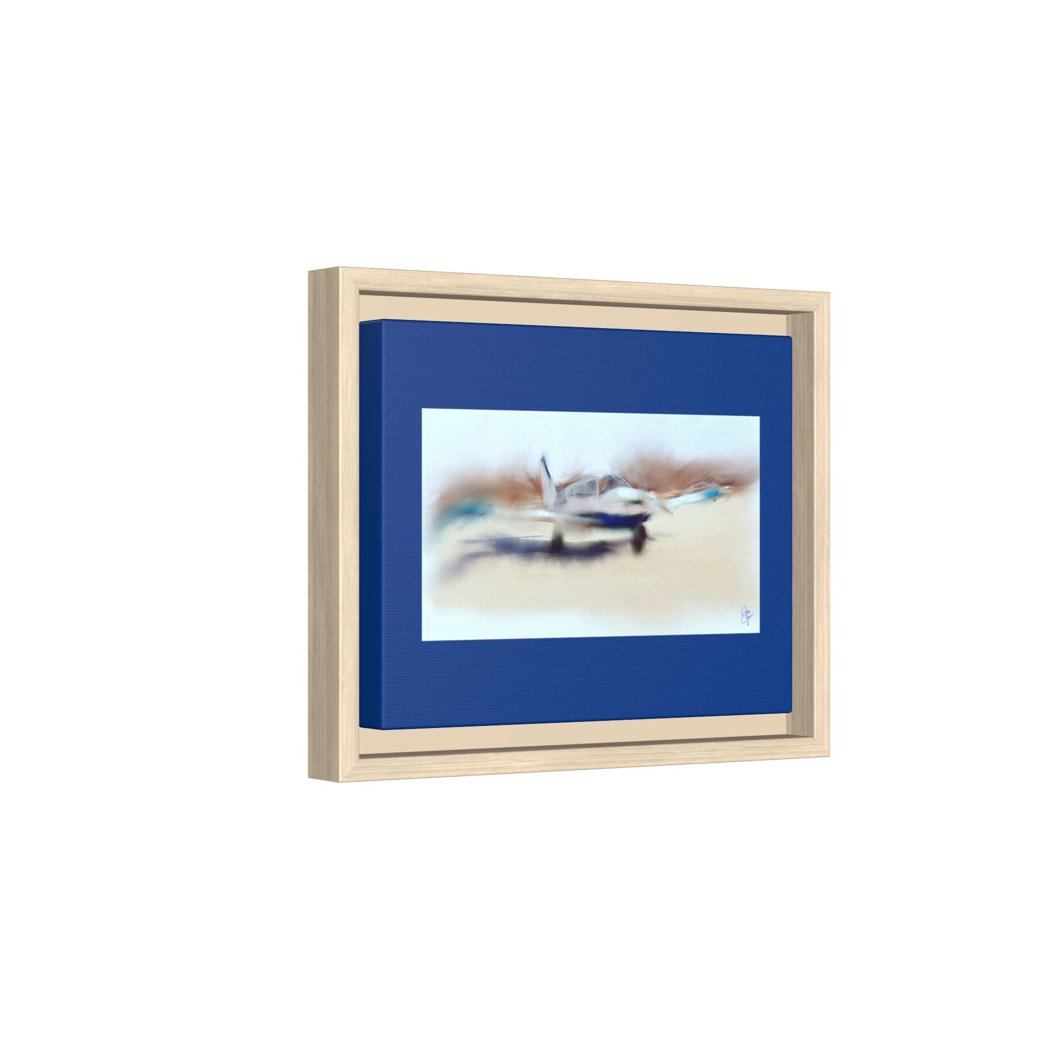 Matte Canvas, Framed (Multi-color)