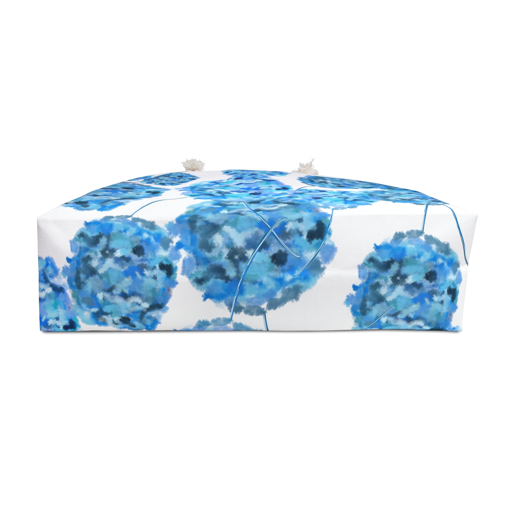 Blue Hydrangea Weekender Bag - Floral Travel Tote