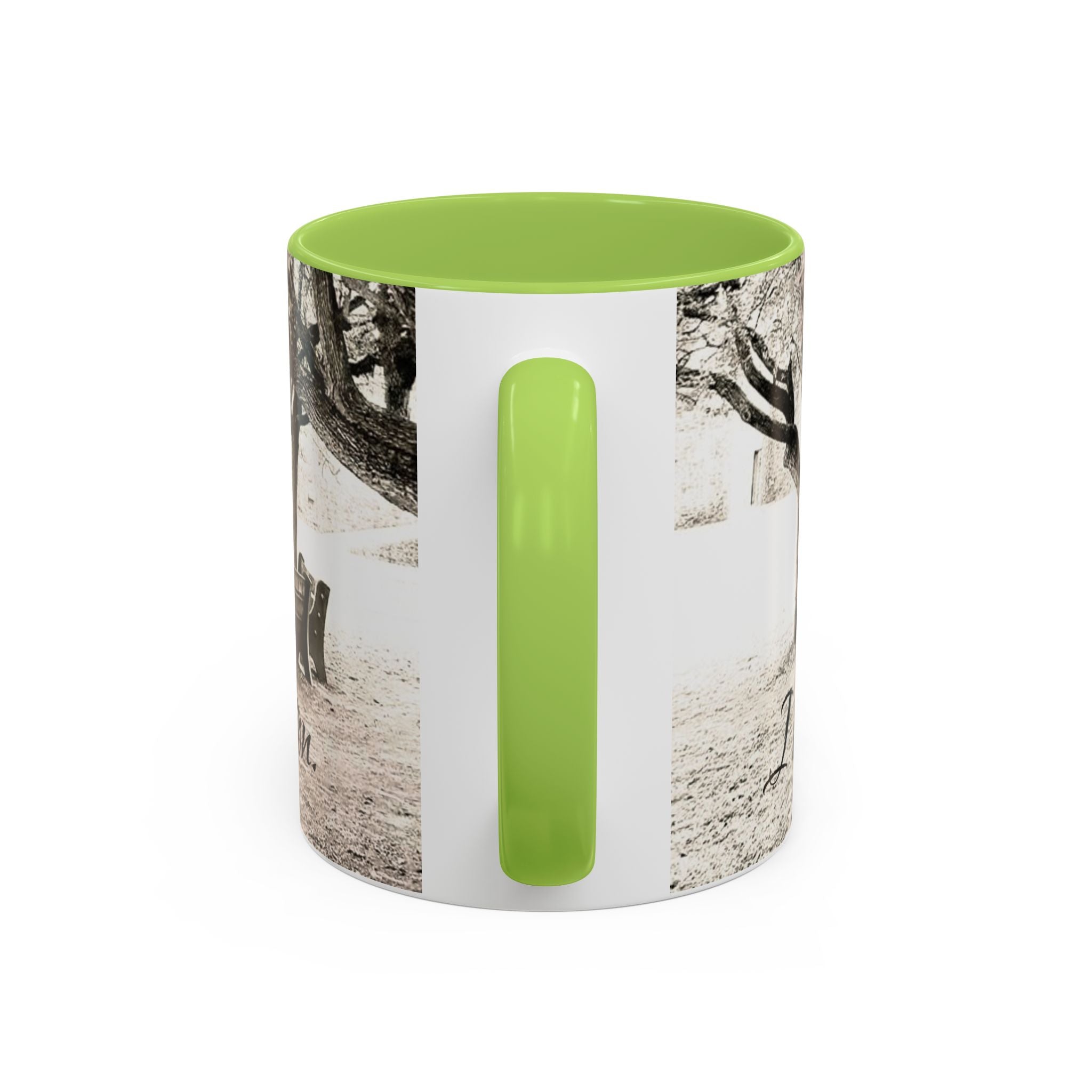 Conversation Bench Coffee Mug — 'I'll Join the Conversation' Accent Ceramic Mug