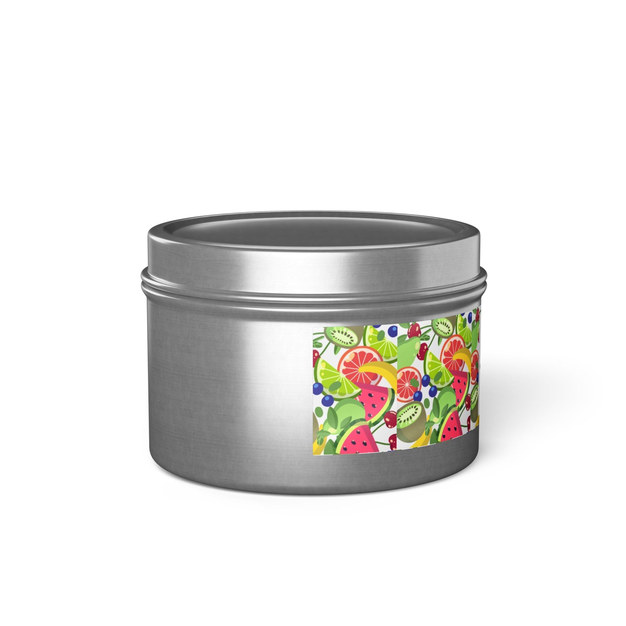 Tin Candle — Angie’s Soul Tropical Fruit Scented Tin Candle