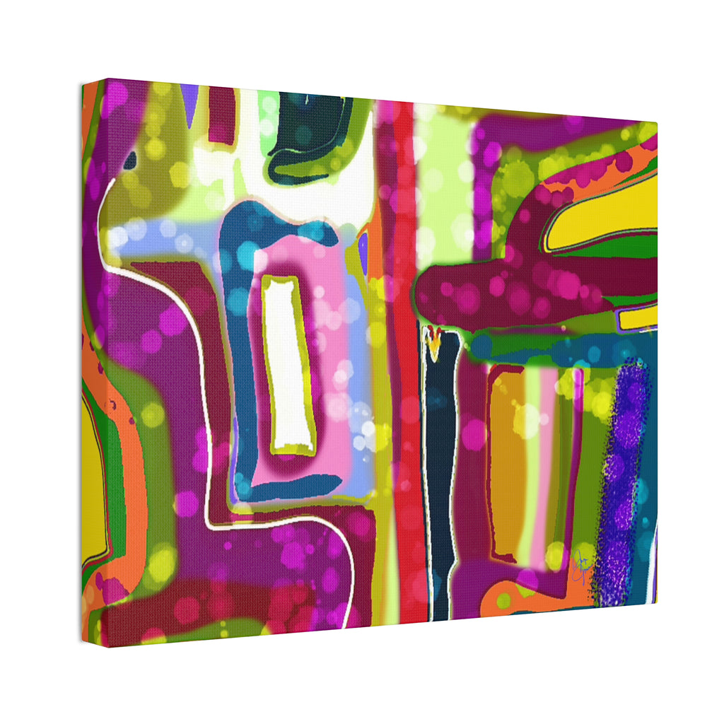 Abstract Colorburst Canvas – Vibrant Pop Art Wall Decor
