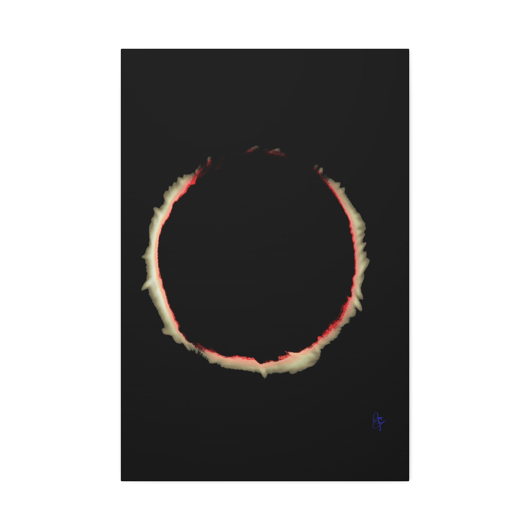Solar Eclipse Canvas Stretched 1.5" — Wall Art Print