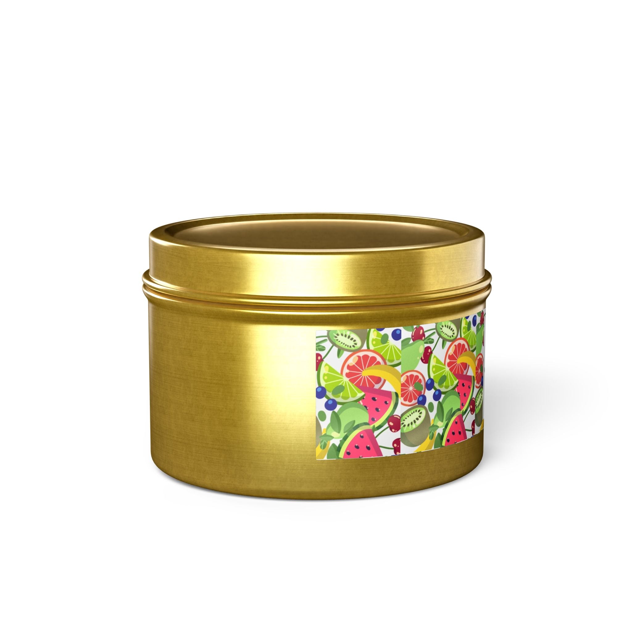 Tin Candle — Angie’s Soul Tropical Fruit Scented Tin Candle