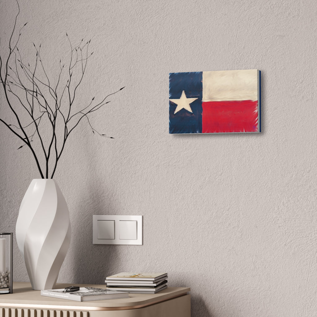 Texas Pride Canvas Stretched 1.5" - Patriotic Home Wall Art