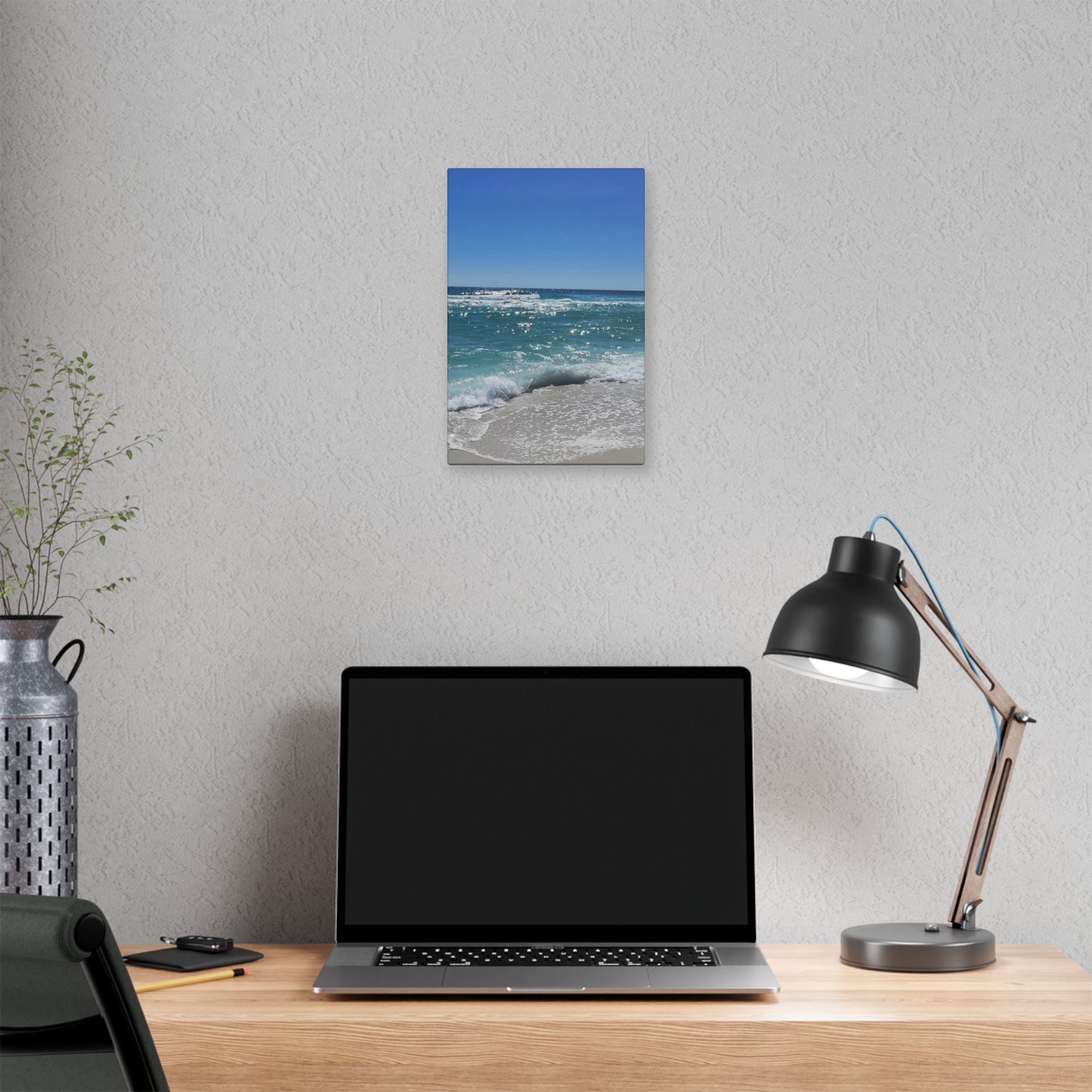 Emerald Coast Stretched Canvas — Coastal Landscape Wall Art