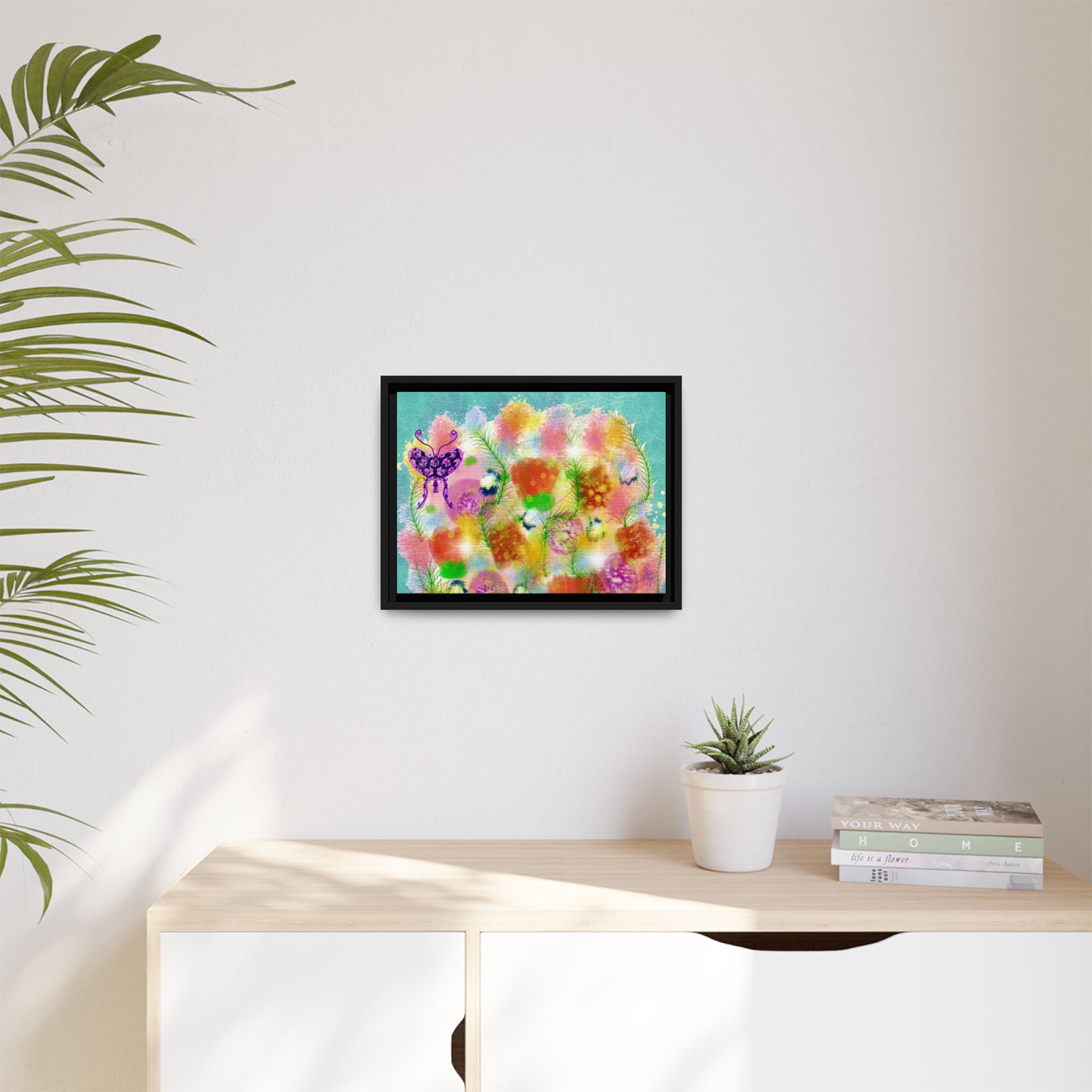 Matte Canvas, Framed (Multi-color)