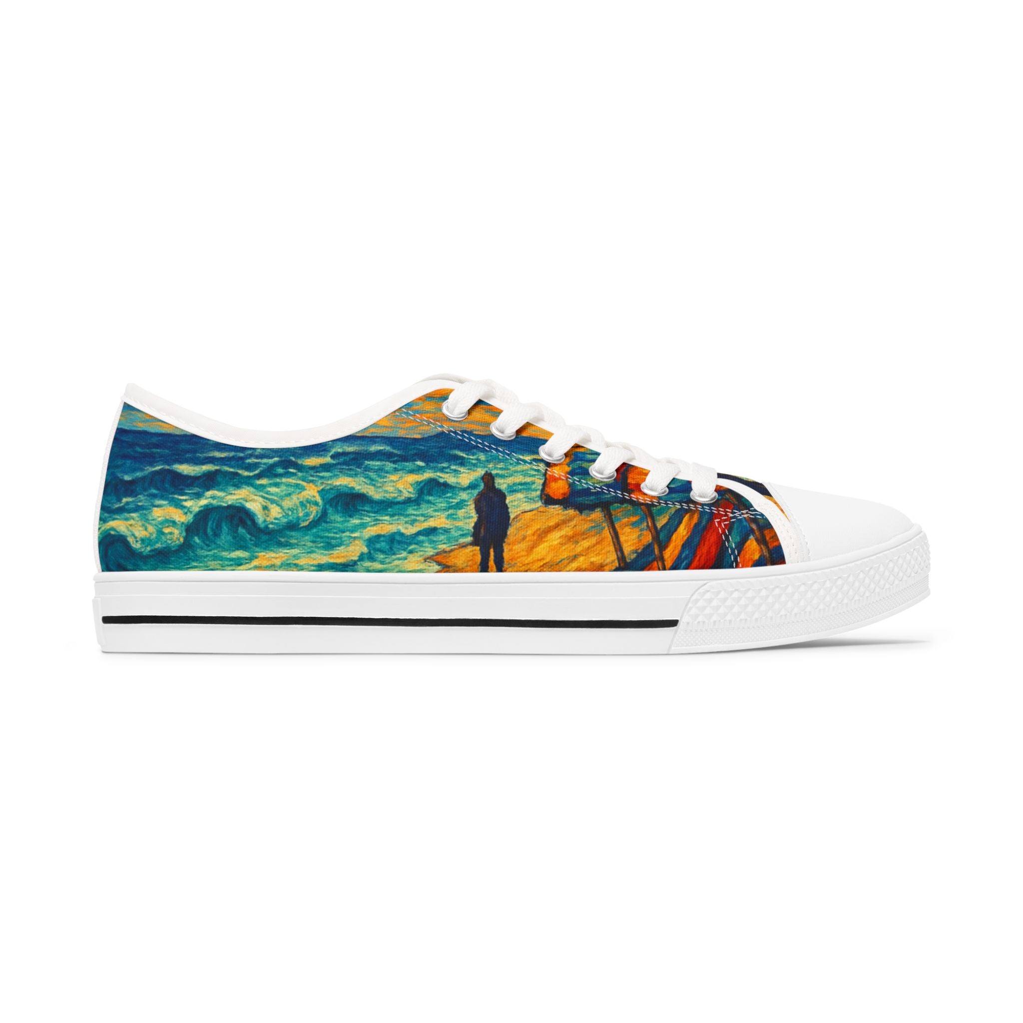Low Top Sneakers - A Sunny Day Vincent van Gogh Inspired Design