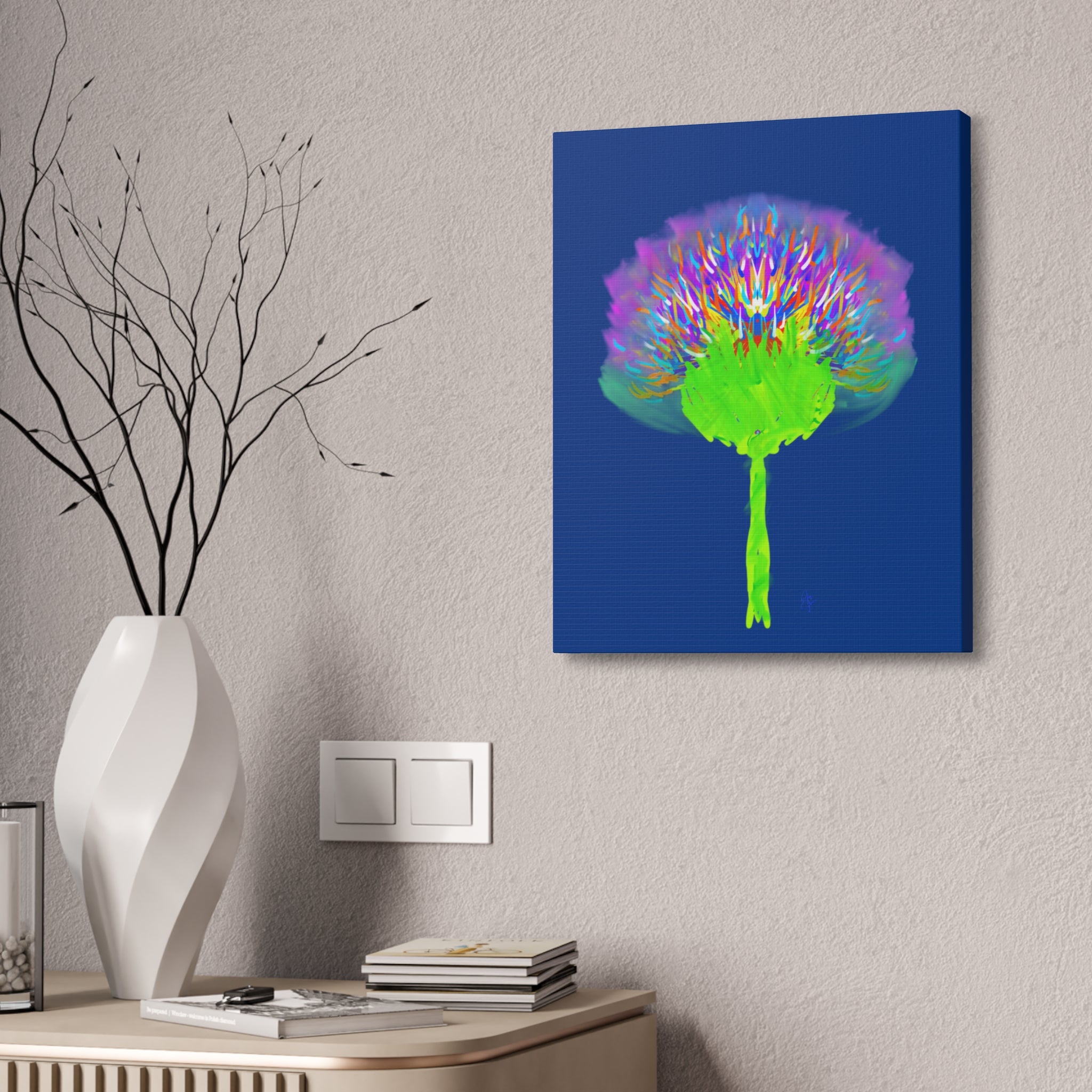 Vibrant Bloom Canvas
