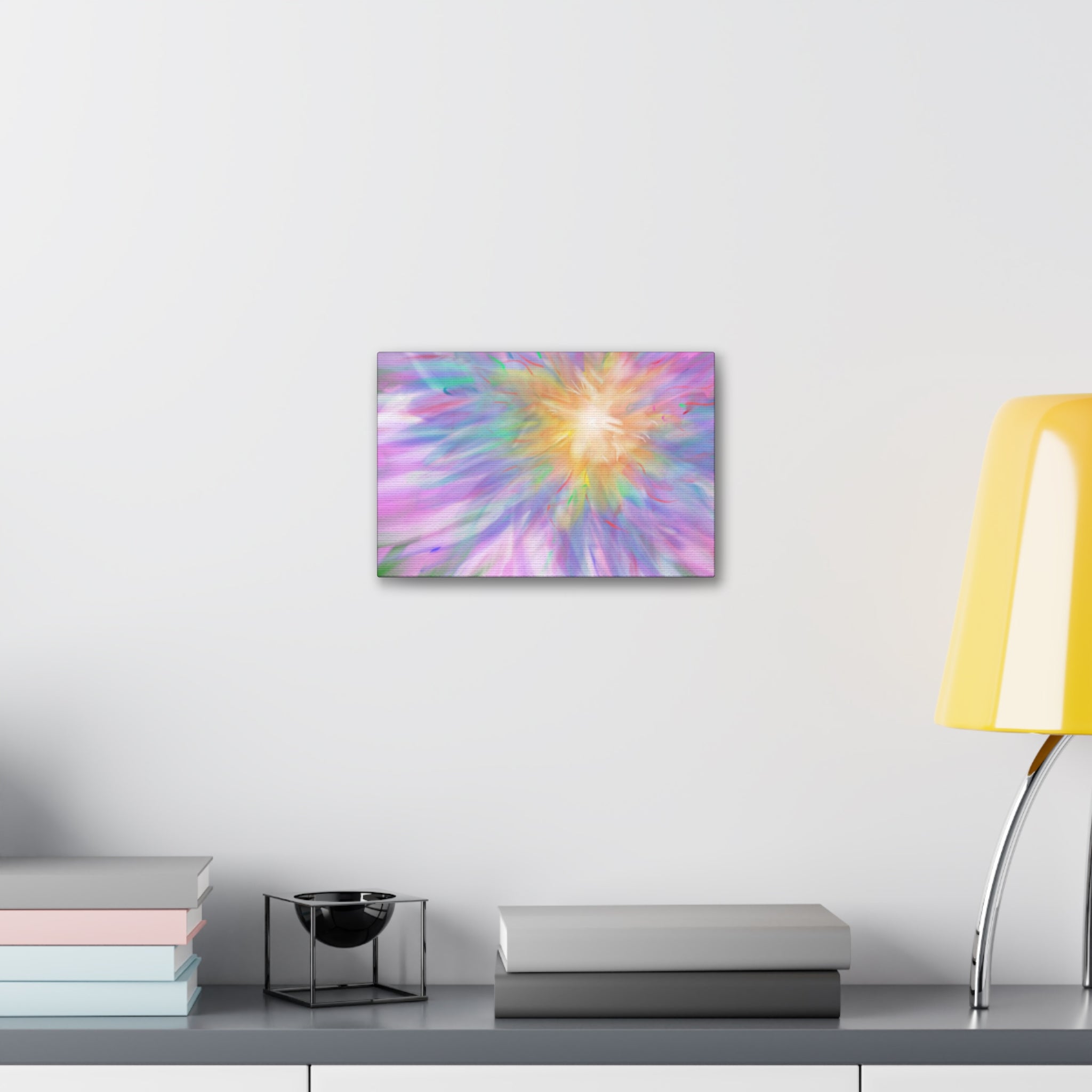 Vibrant Lilypad Stretched Canvas Wall Art