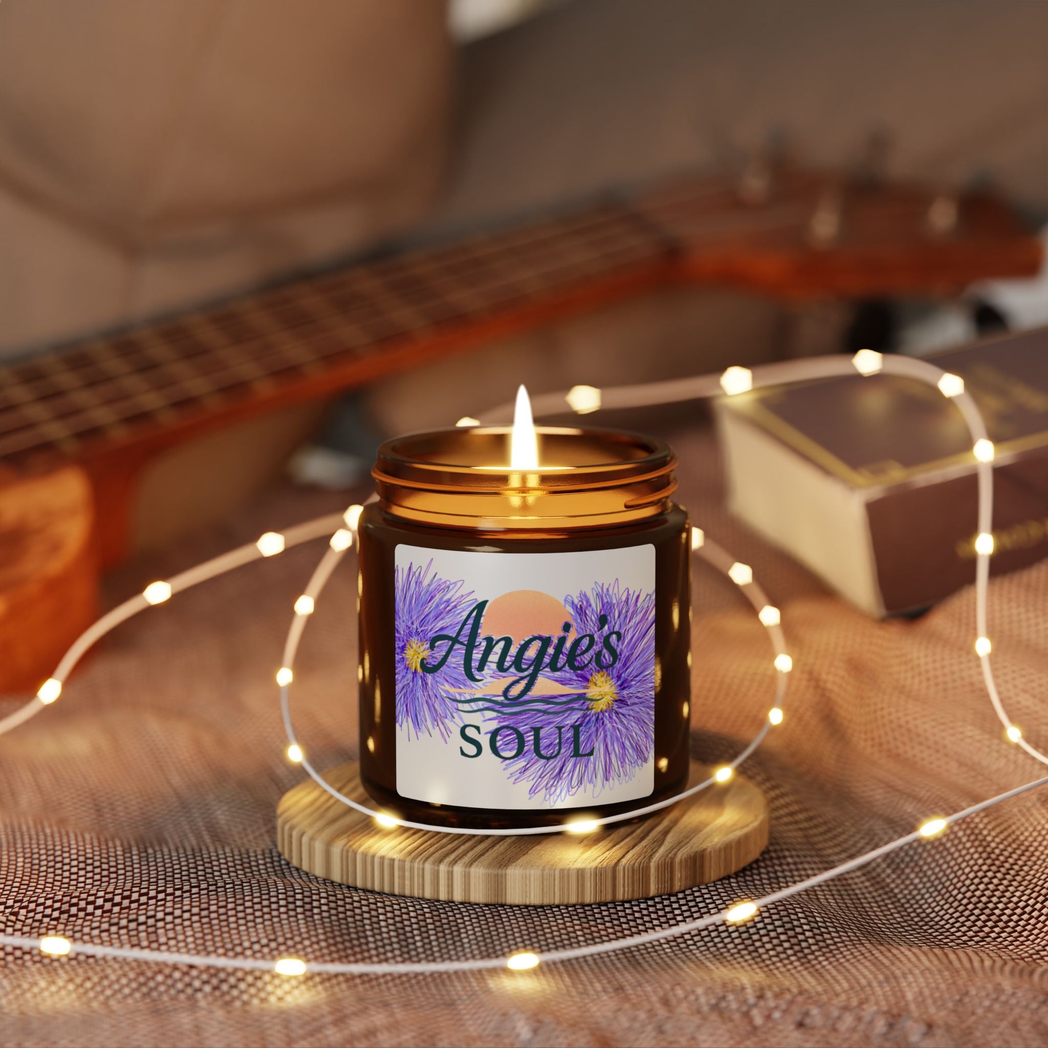 Angie's Soul Scented Soy Candle — Amber Jar (Multi-Size)