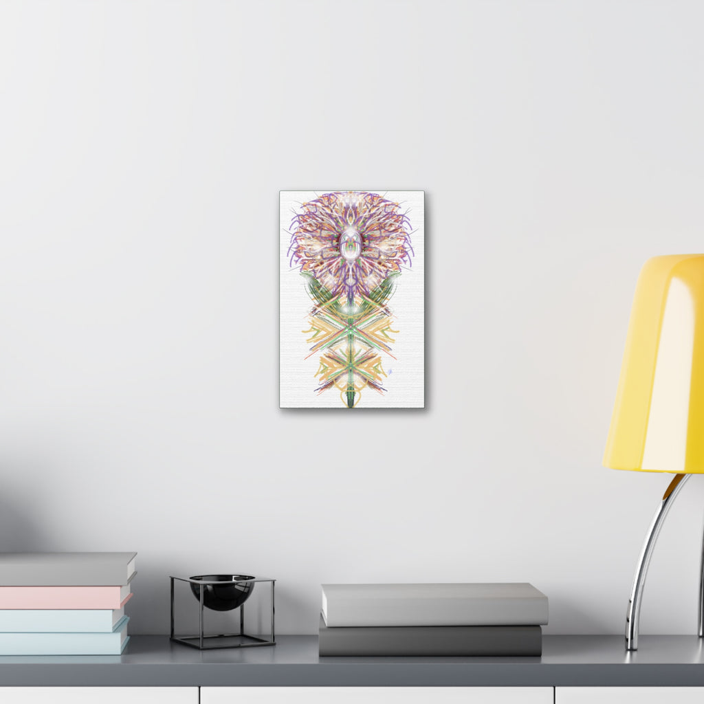 Floral Mandala Canvas Art — Stretched 1.5" Wall Decor