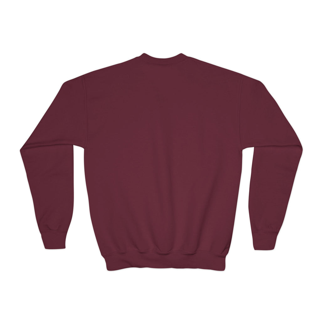 Axolotl Crewneck Sweatshirt — Cute Pink Axolotl with Sunglasses & Sunset