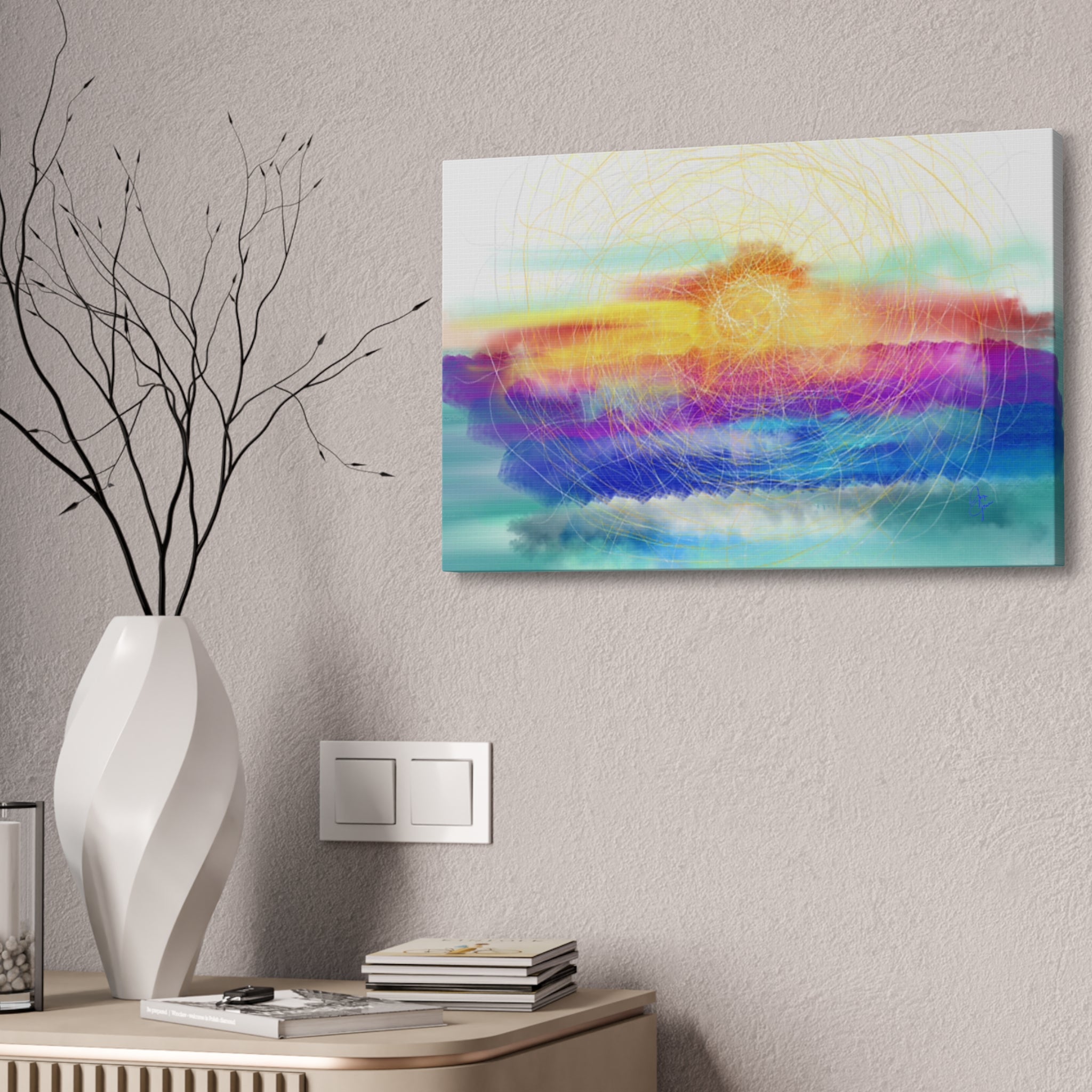 Sunrise Radiance Canvas