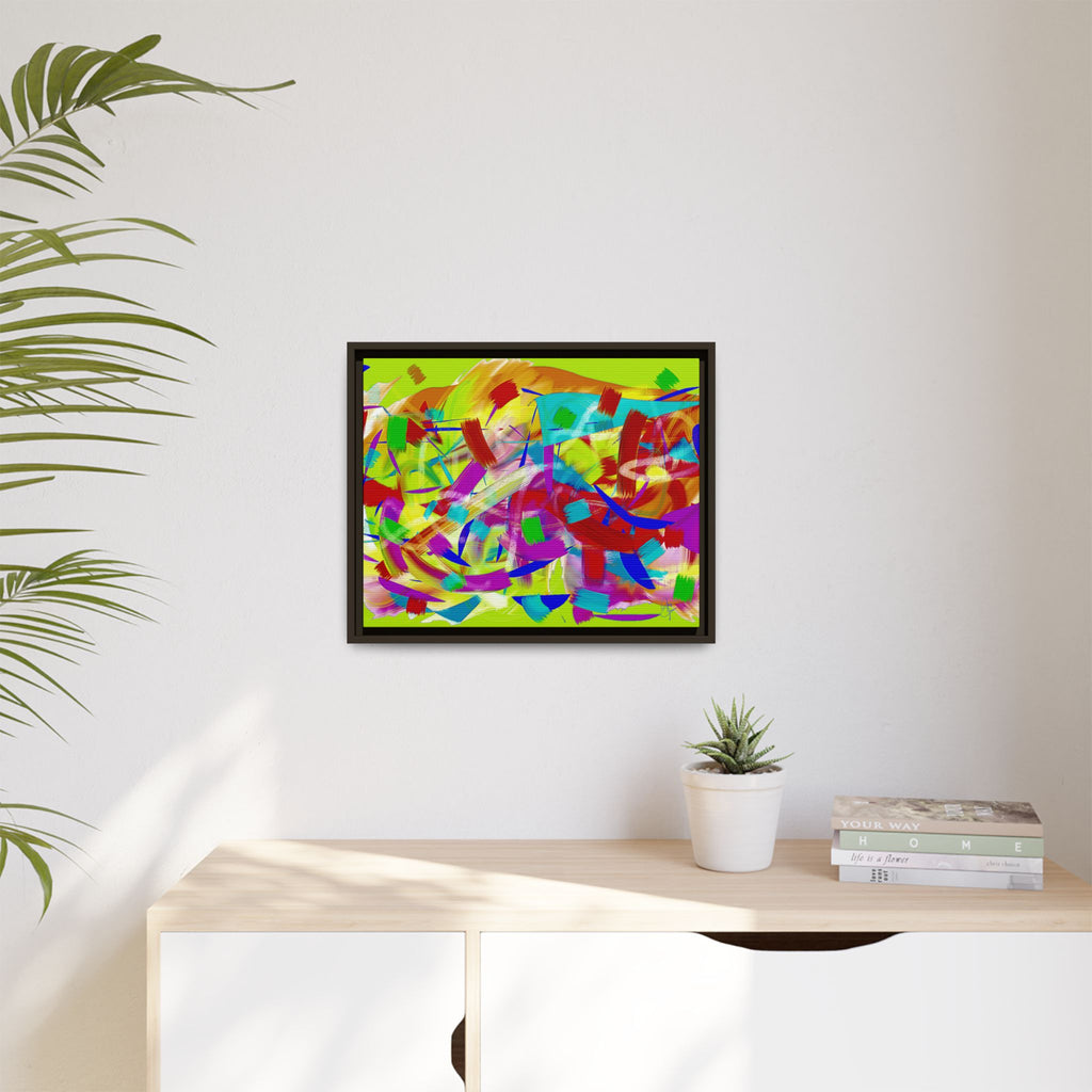 Matte Canvas, Framed (Multi-color)