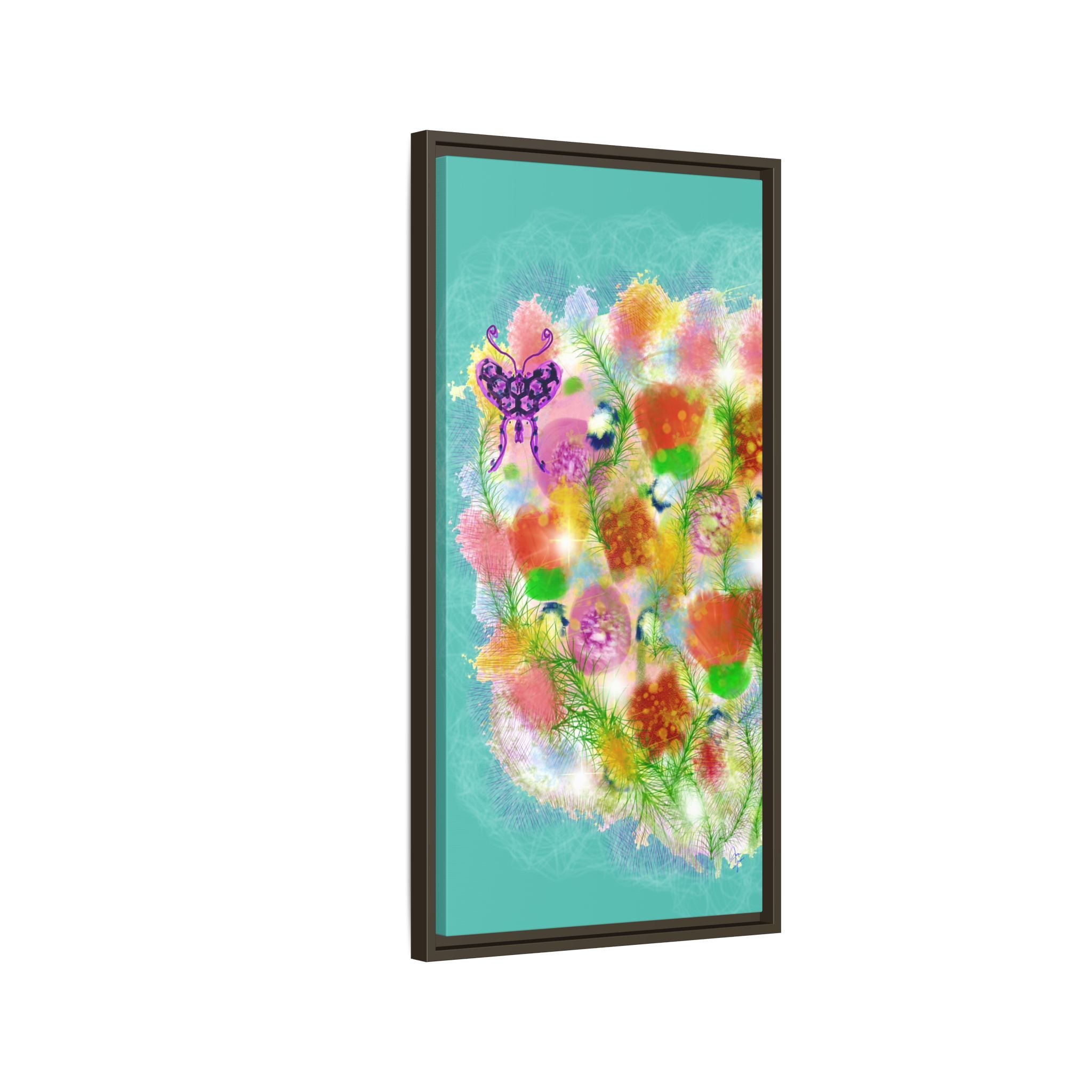 Matte Canvas, Framed (Multi-color)