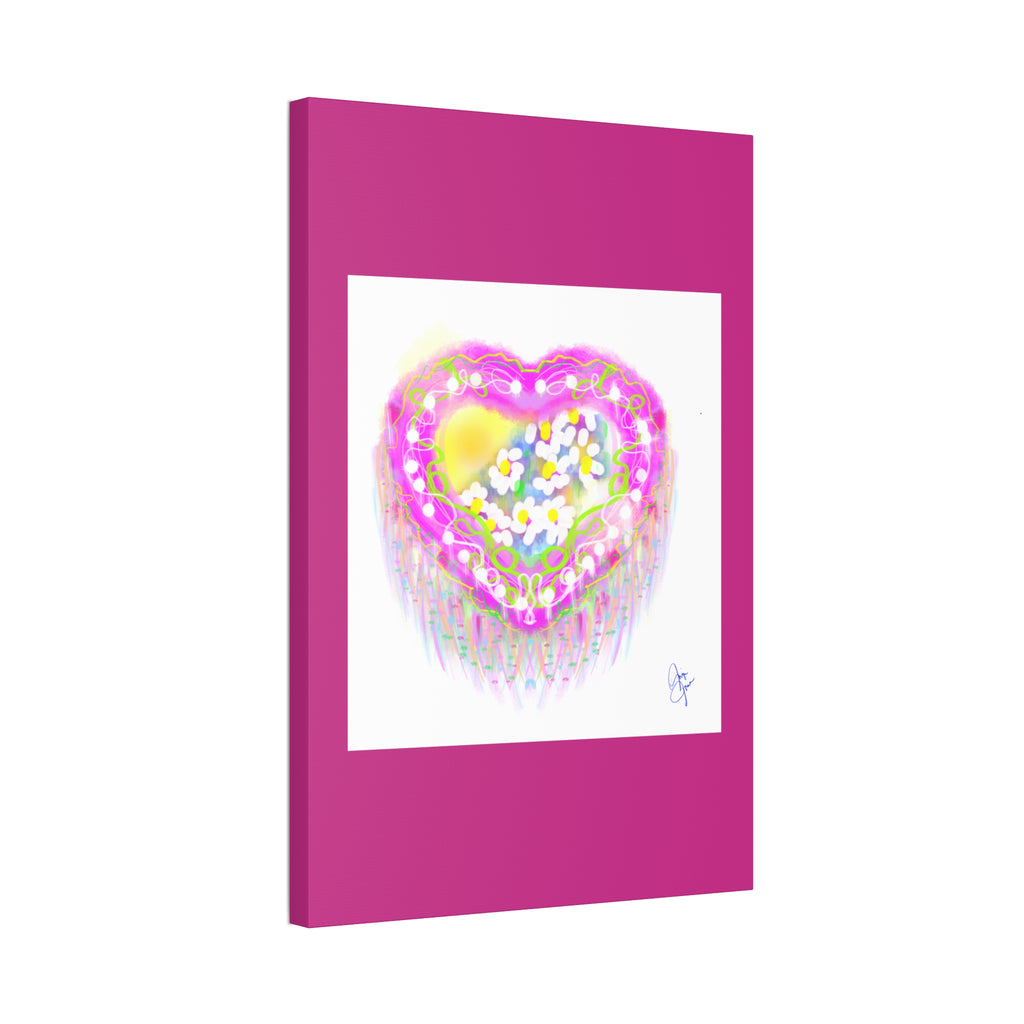 Daisy Burst Canvas Art — Bright Floral Stretched Canvas 1.5"