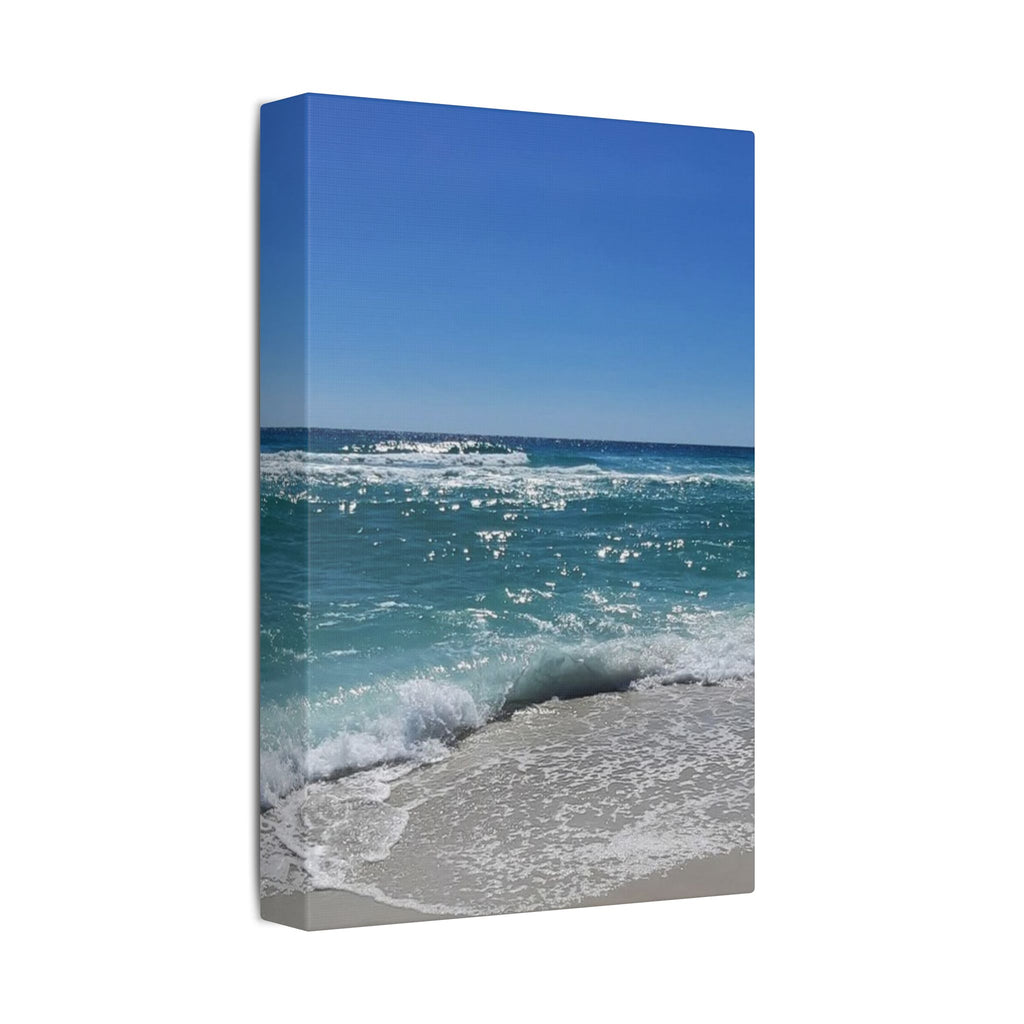 Emerald Coast Stretched Canvas — Coastal Landscape Wall Art