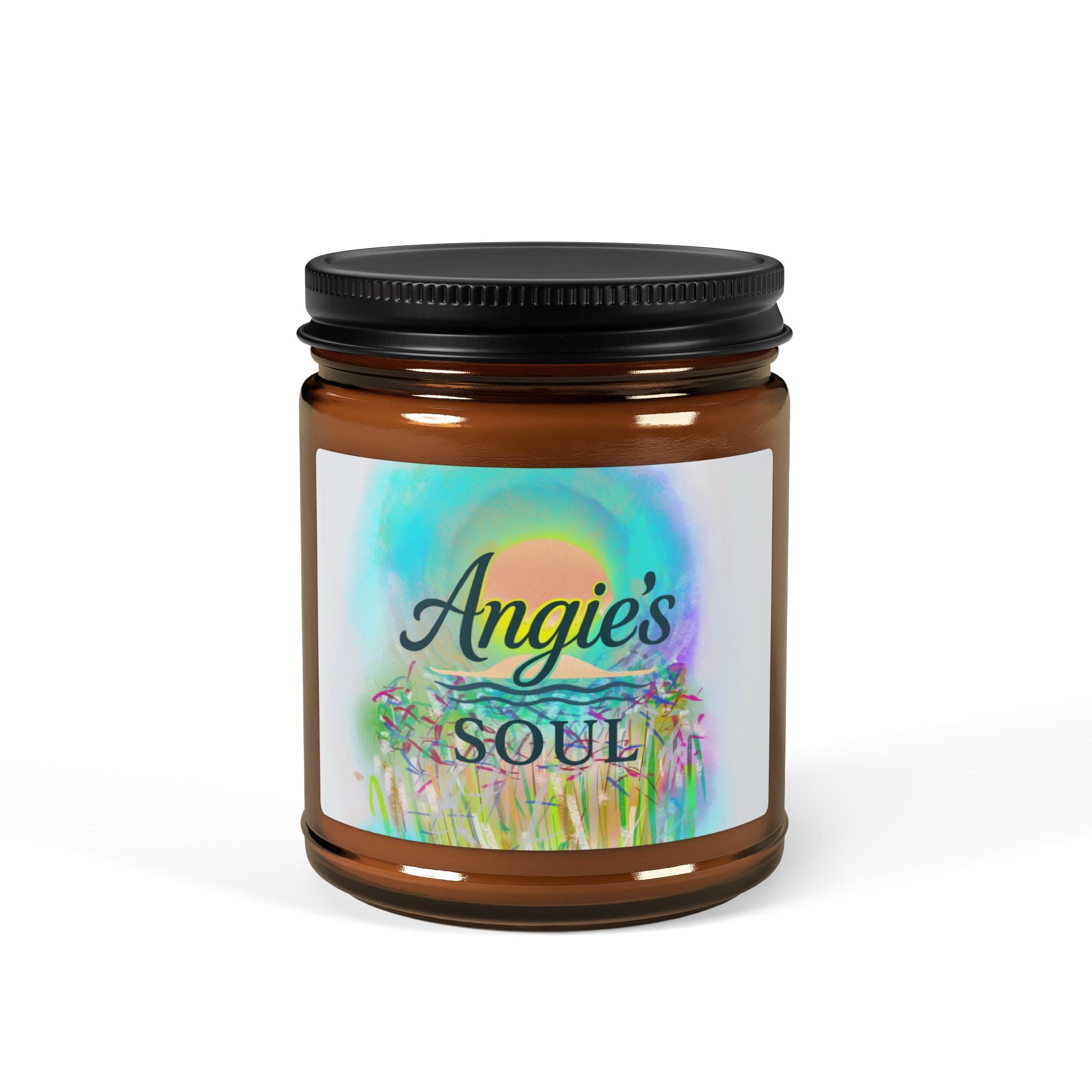 Angie's Soul Scented Soy Candle — Amber Jar (Multi-Size)