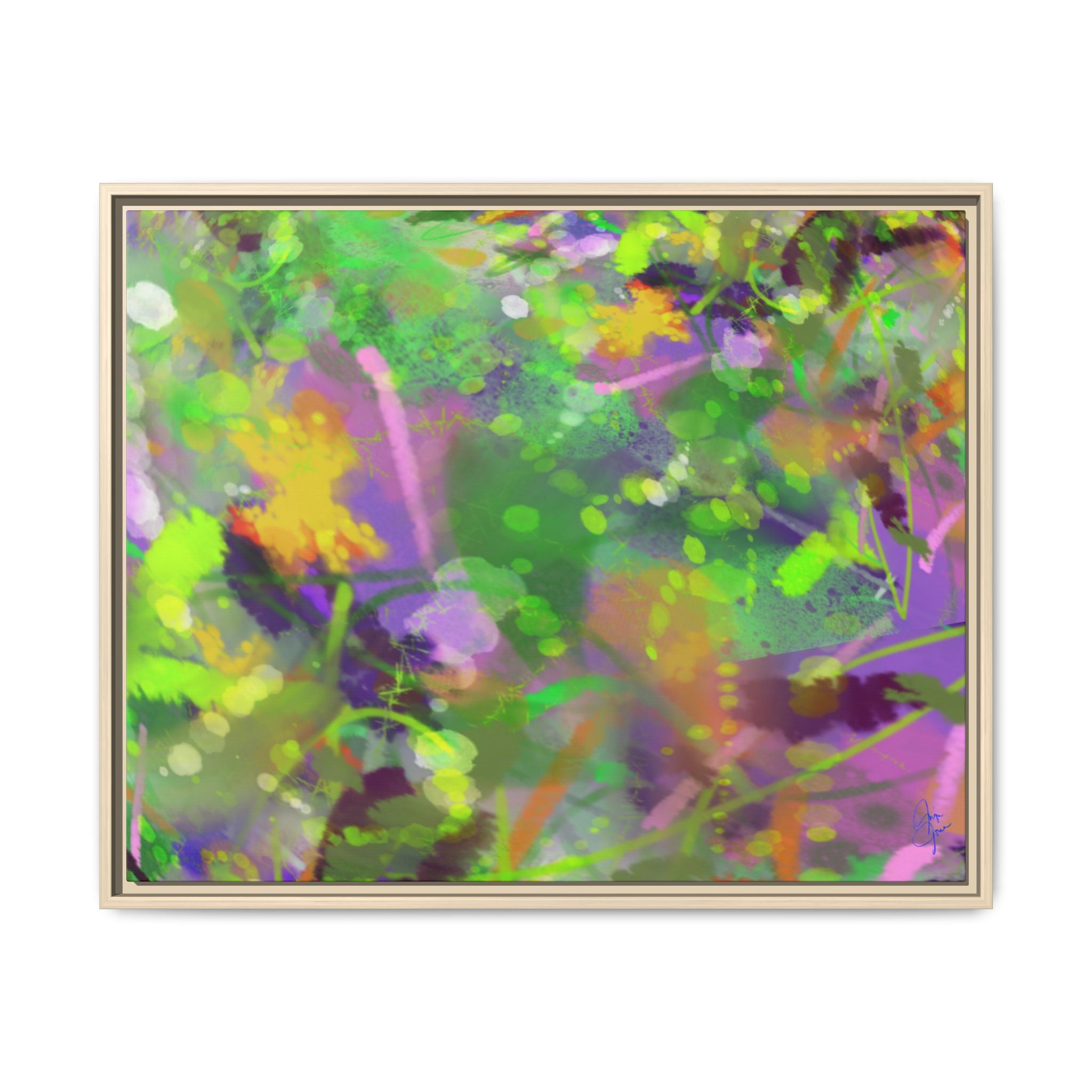 Matte Canvas, Framed (Multi-color)