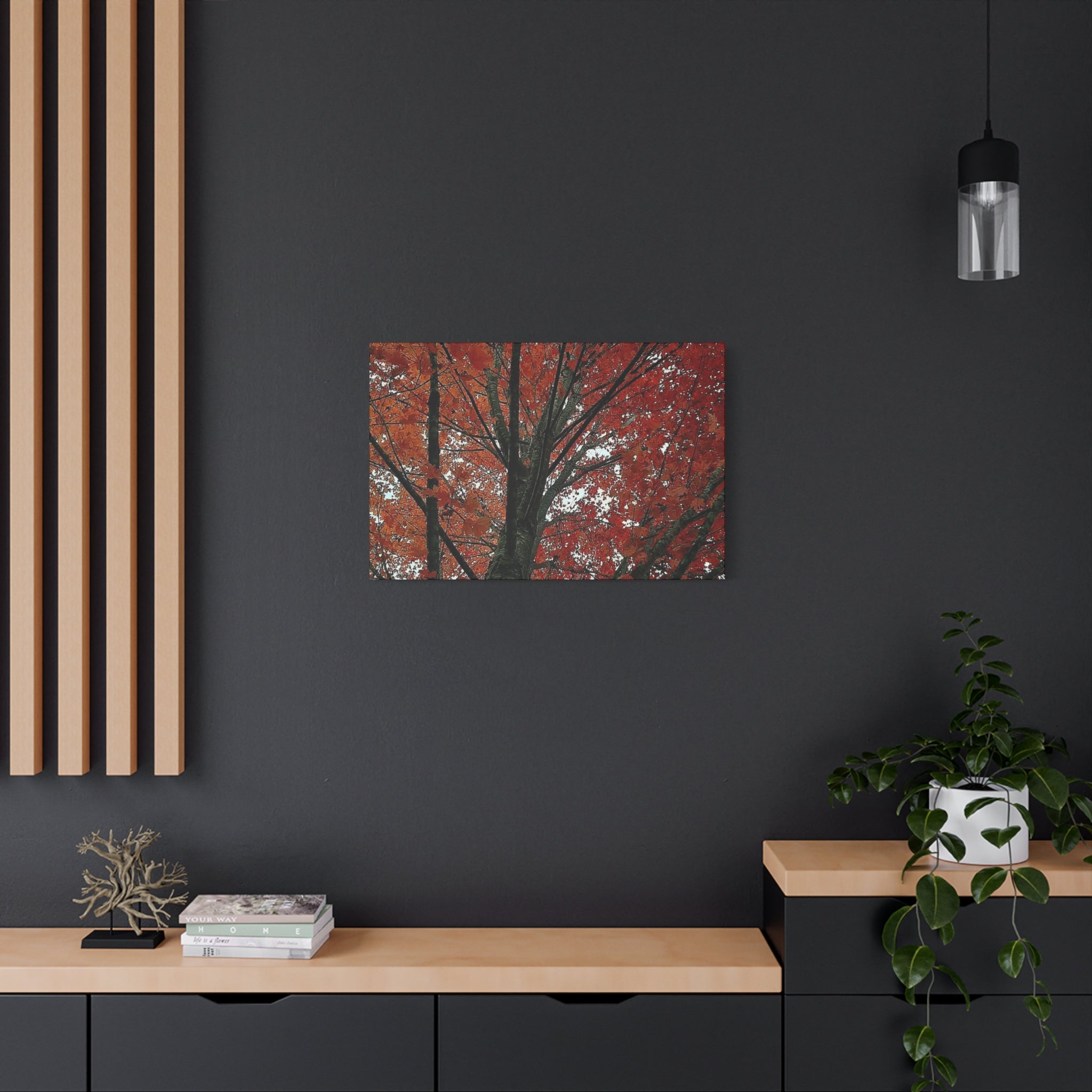 Autumn Maple Tree Matte Canvas Print — Stretched 1.25"