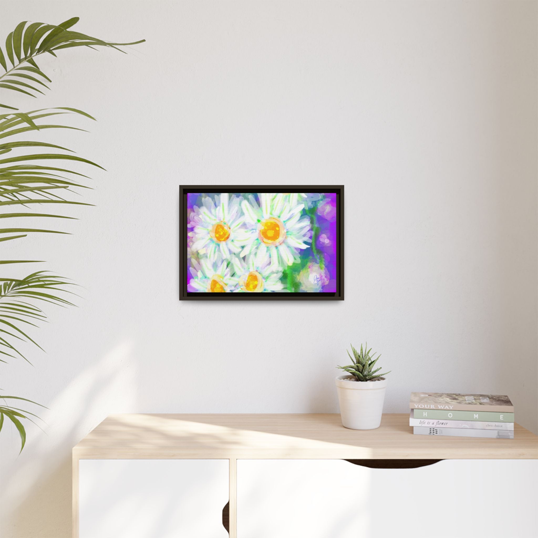 Matte Canvas, Framed (Multi-color)