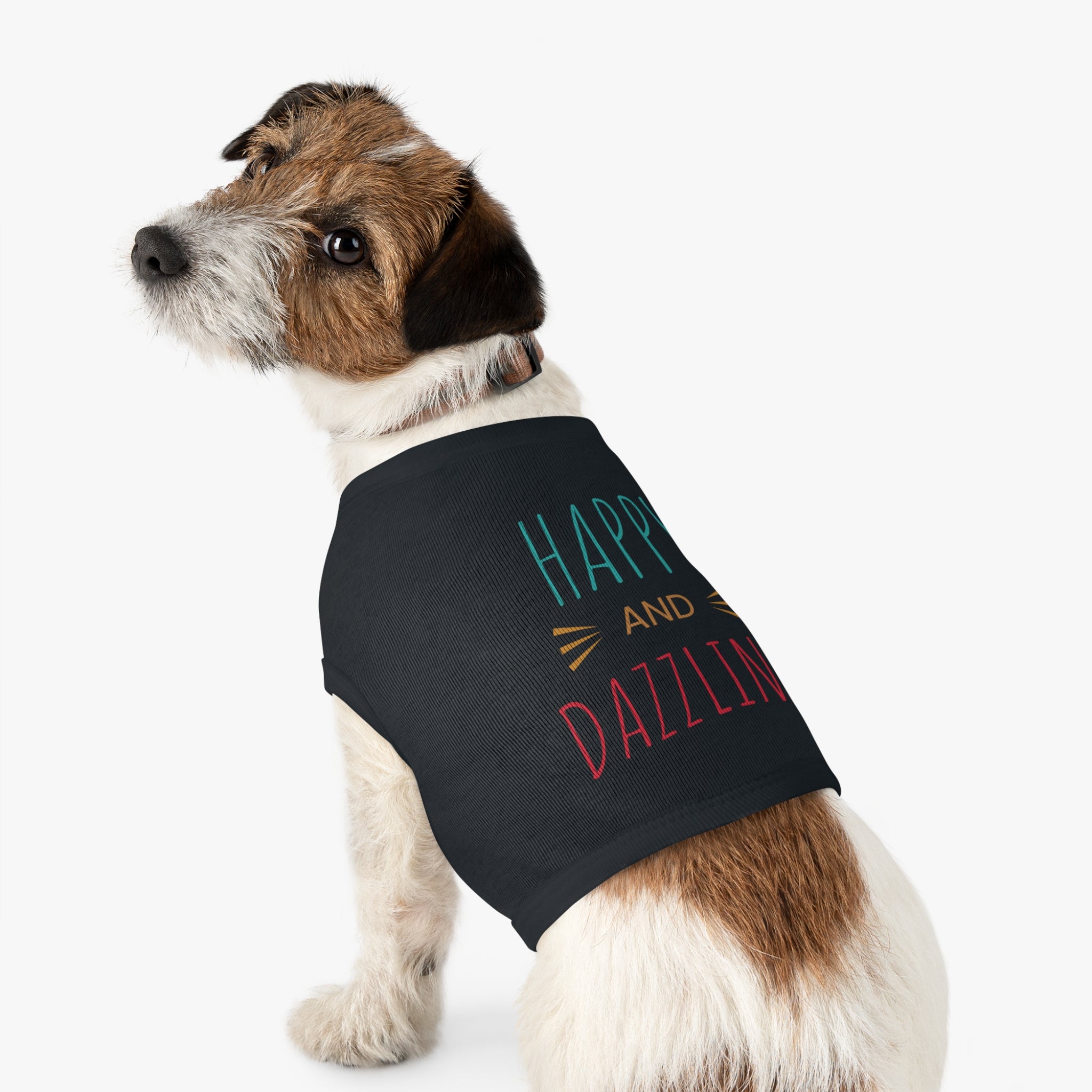 Happy & Dazzling Pet Tank Top for Fun-Loving Pets I