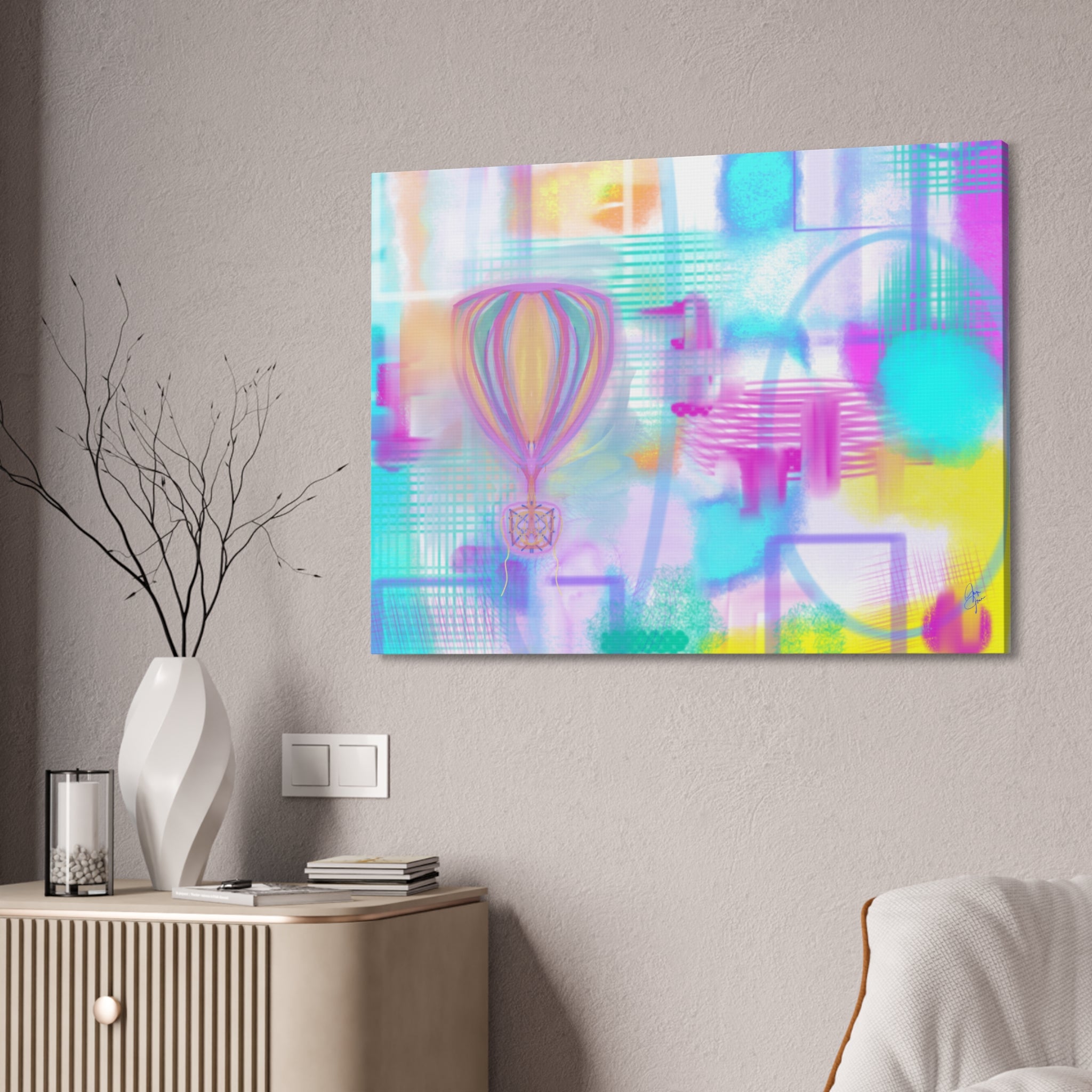 Hot Air Balloon Ride Canvas Print — Stretched 1.5"
