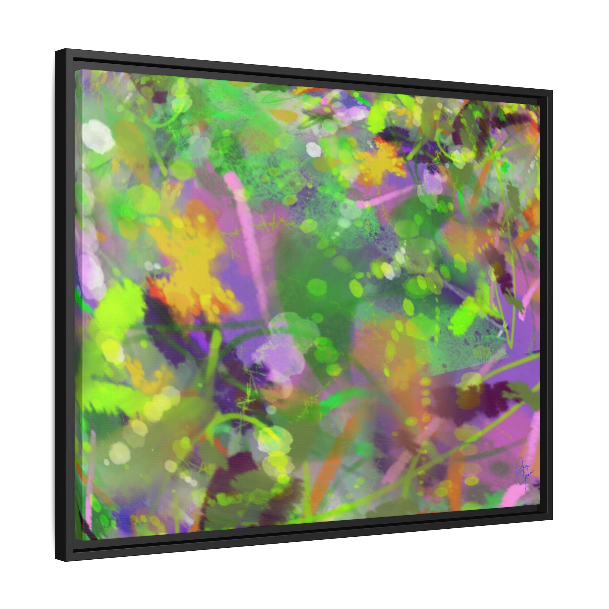 Matte Canvas, Framed (Multi-color)
