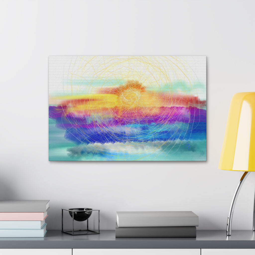 Sunrise Radiance Canvas