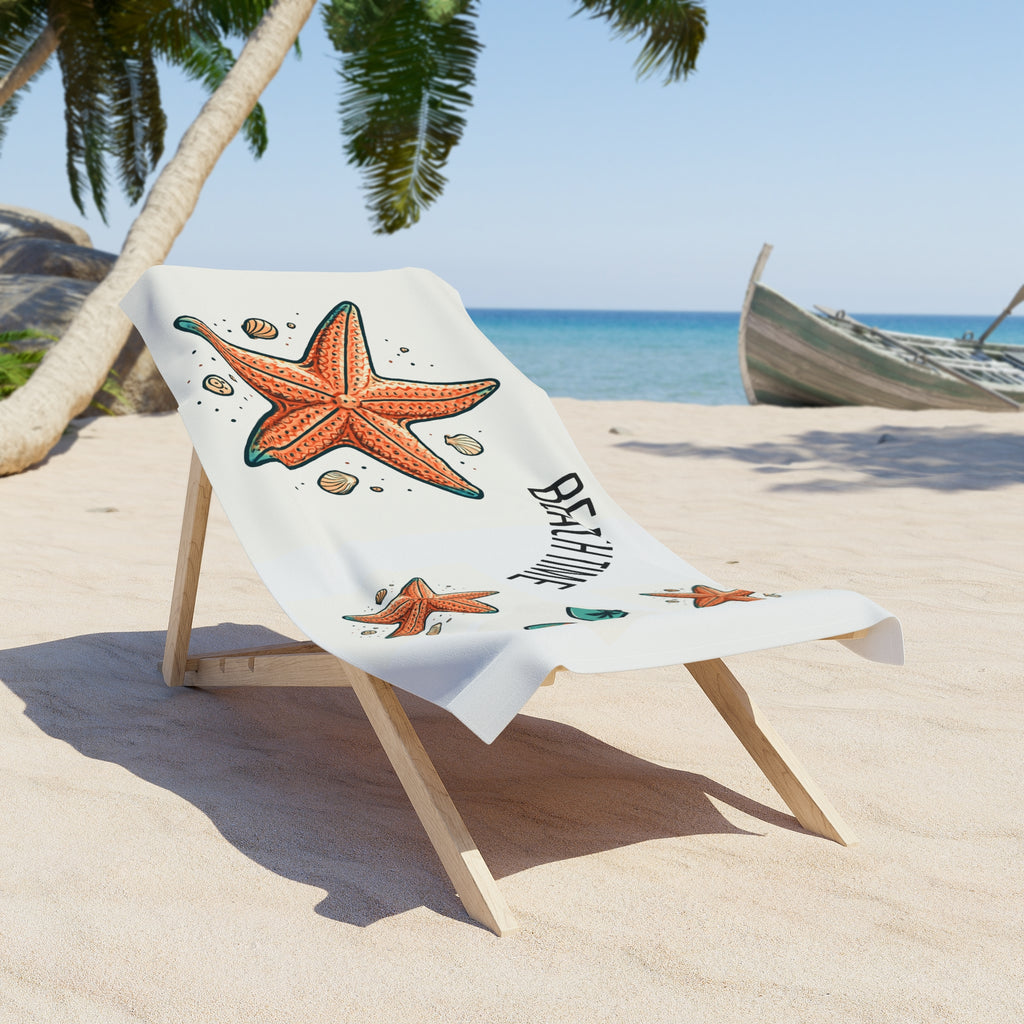 Beach Time Starfish Beach Towel