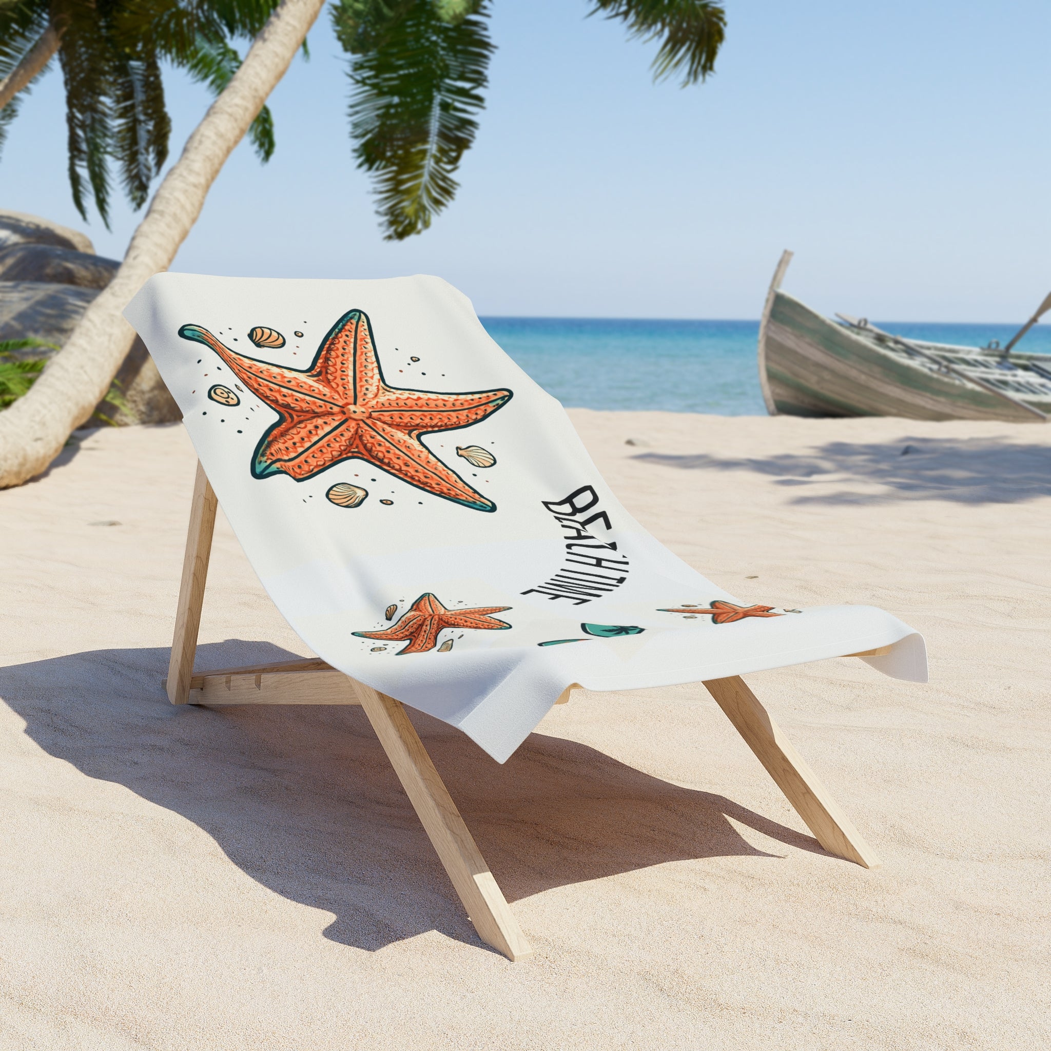 Beach Time Starfish Beach Towel