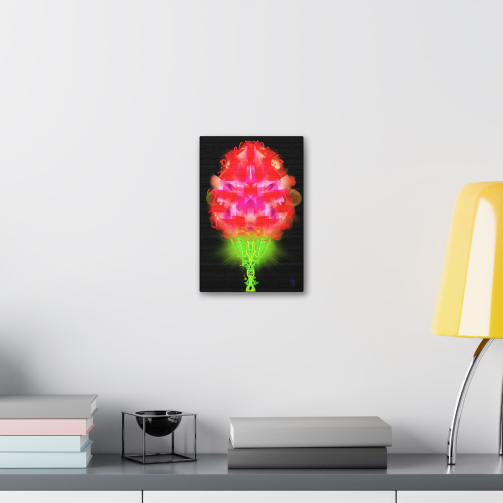 Single Rose Canvas Stretched 1.5" — Rose Wall Art
