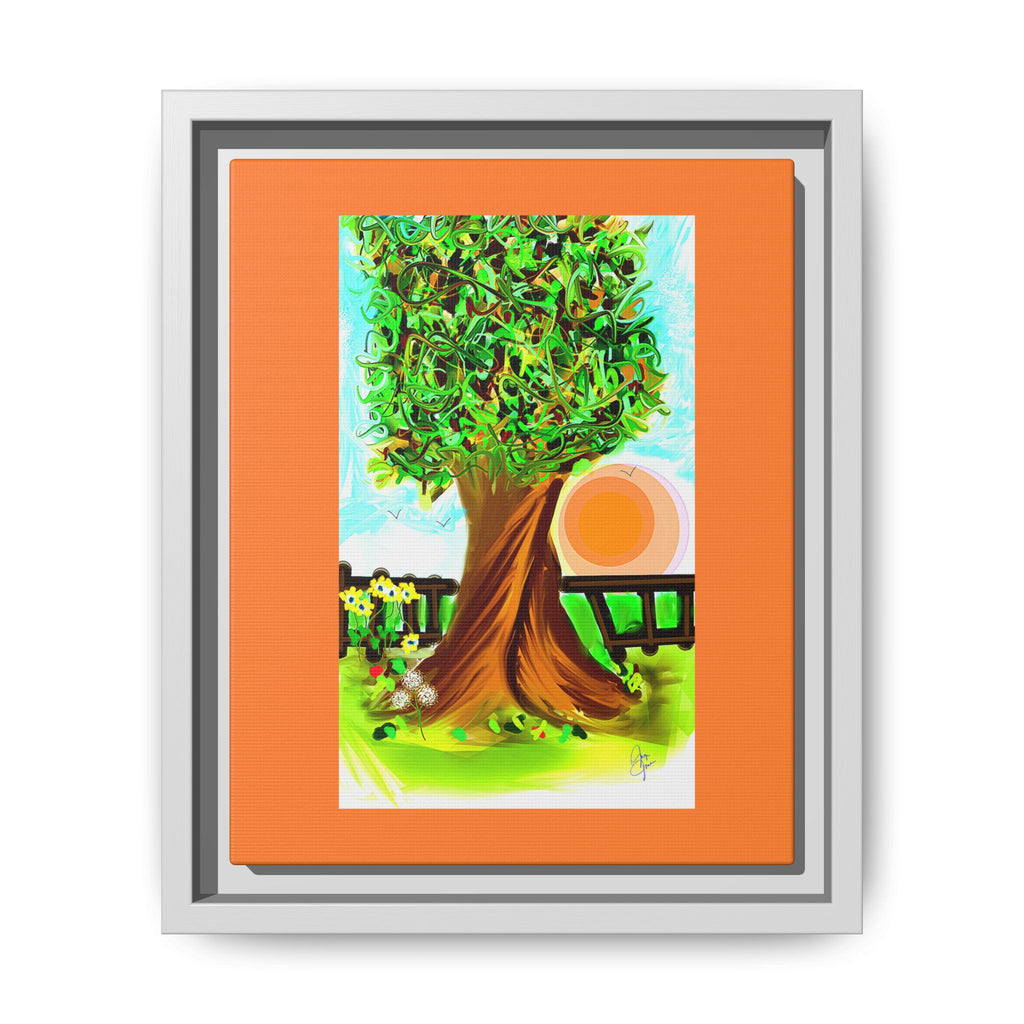 Kid's Favorite Tree Matte Canvas Print — Framed Multi-Color Wall Art