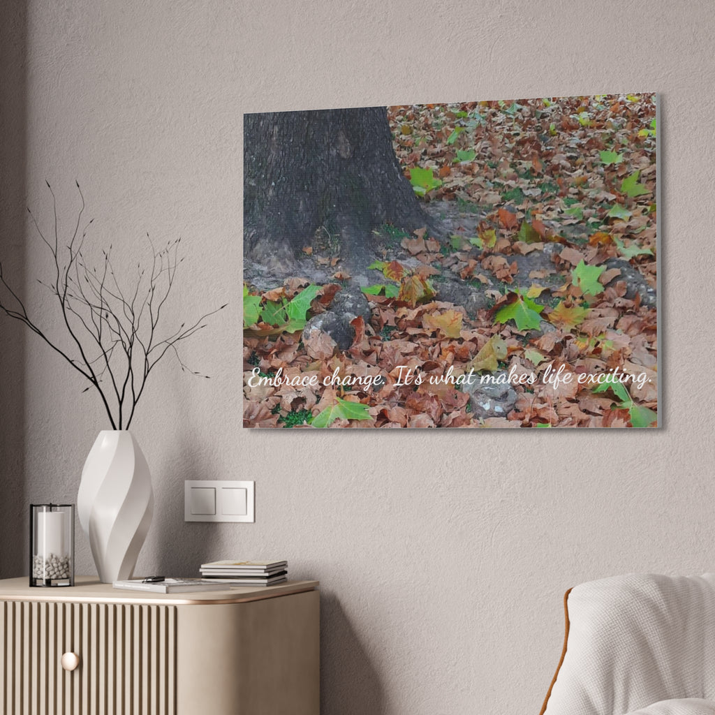 Autumn Leaves Canvas Print — Stretched 1.5" Fall Wall Art