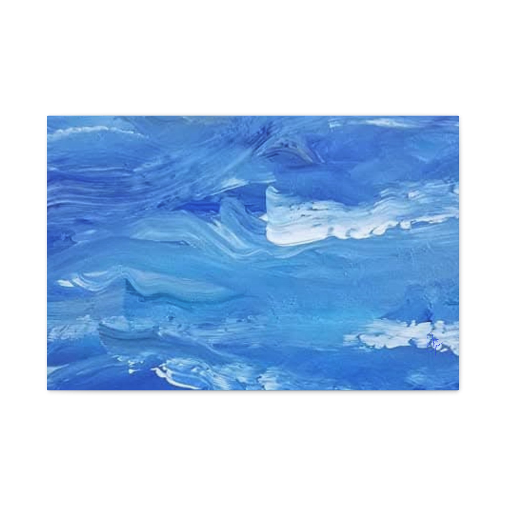 Canvas Wall Art - Blue Ocean Comfort